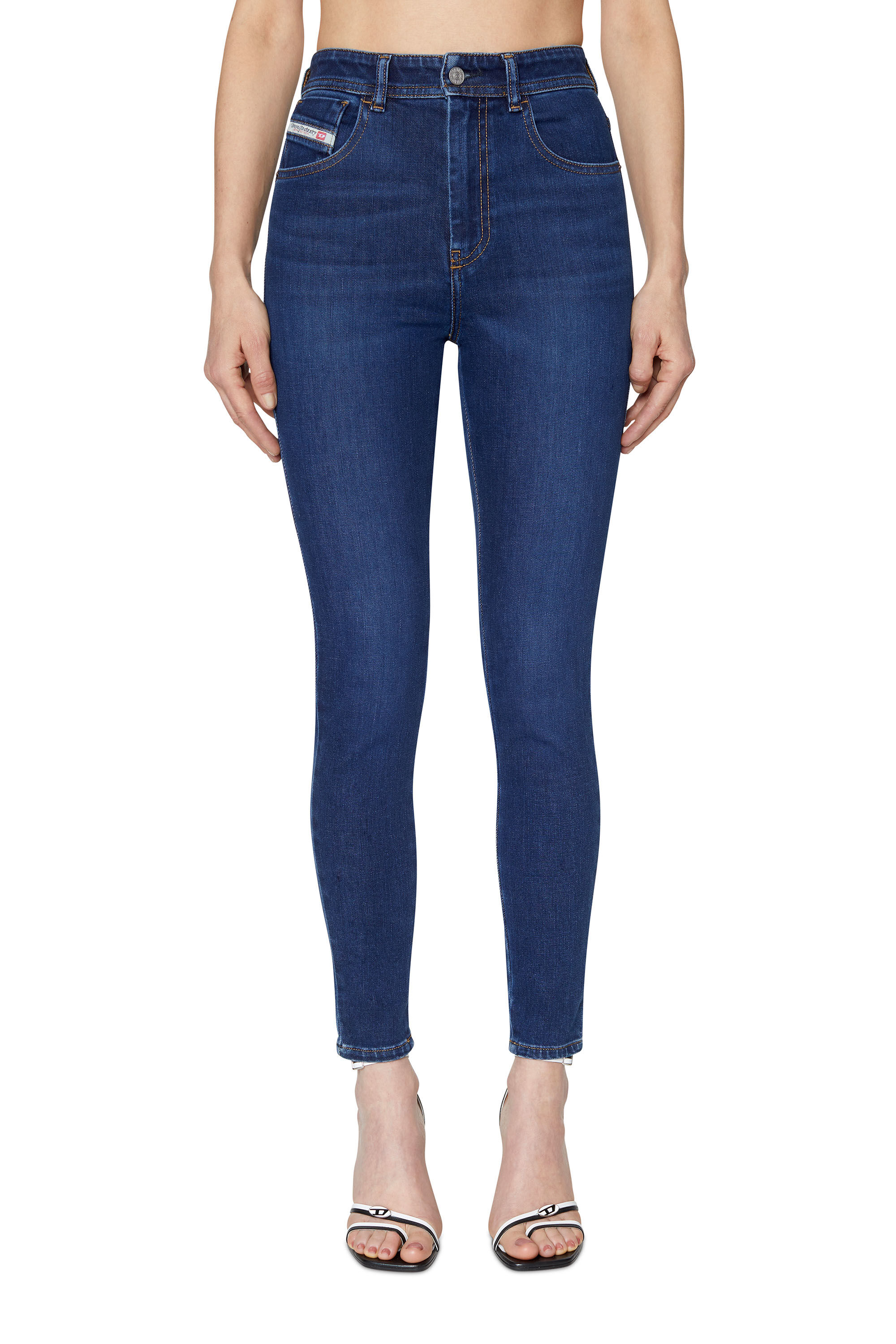 Diesel - Female's Super skinny Jeans 1984 Slandy-High 09C19, ダークブルー - 3