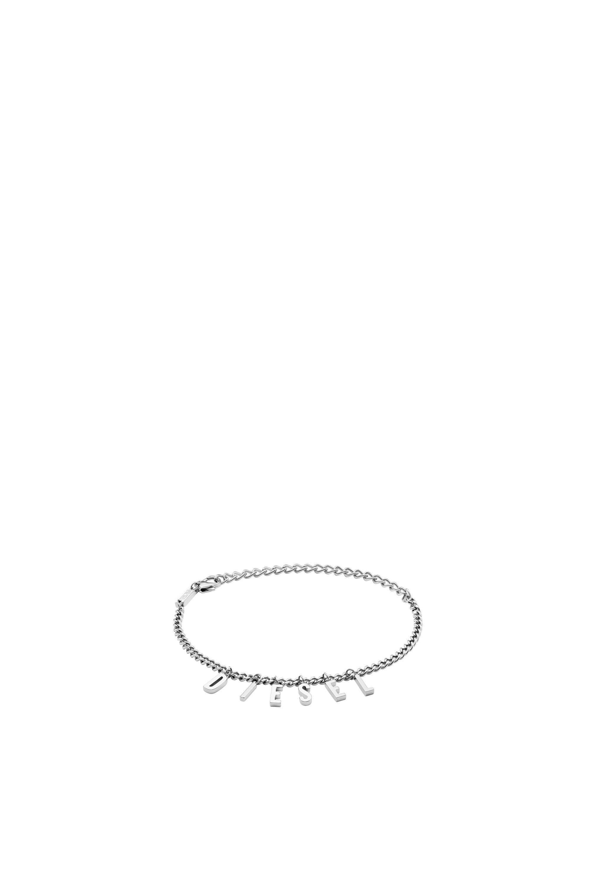 Diesel - DX1493, Unisex's Stainless steel chain bracelet/anklet in シルバー - 1