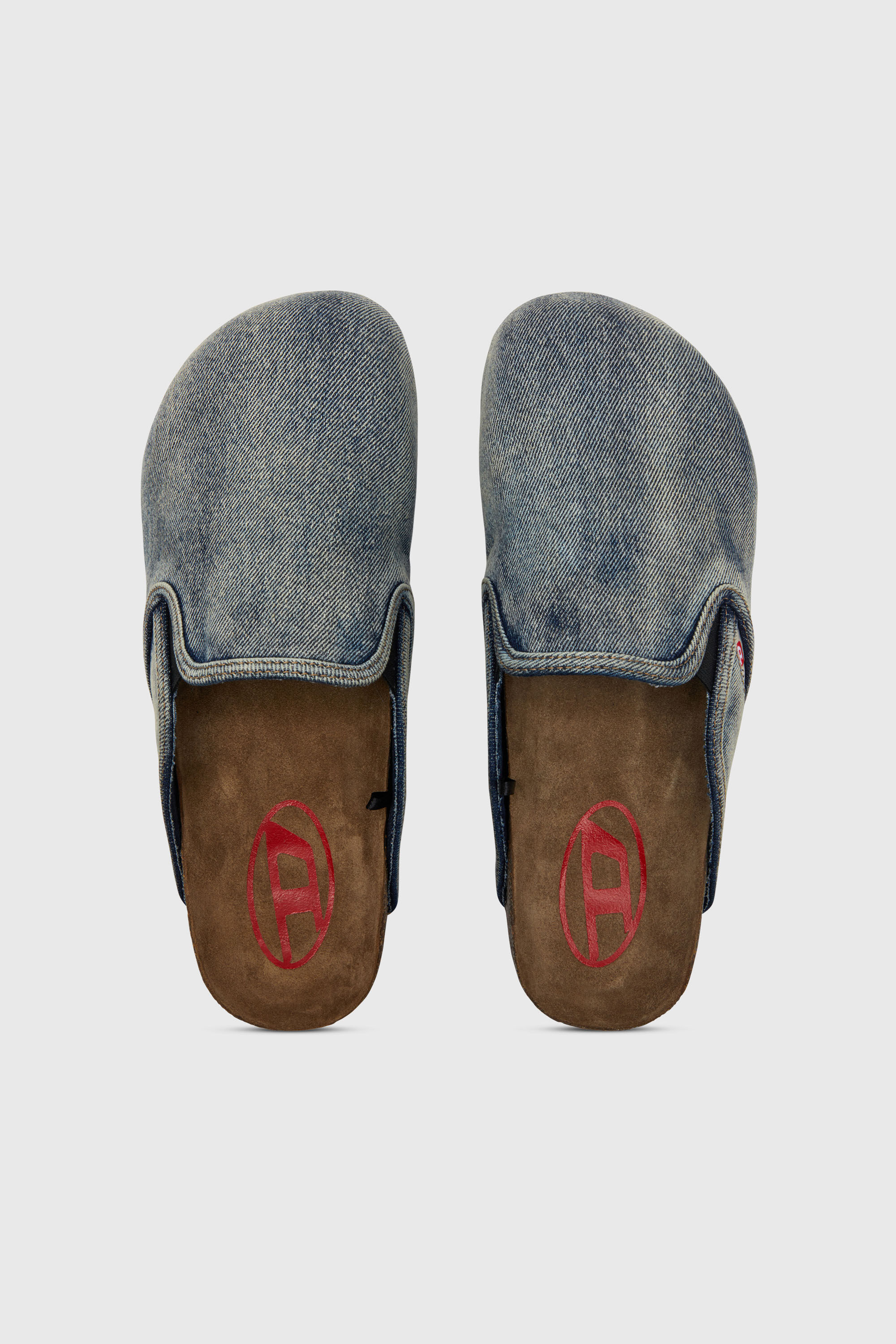 D-WOODSTOCK SLIP-ON デニムスリッポンミュール｜ブルー｜メンズ｜DIESEL