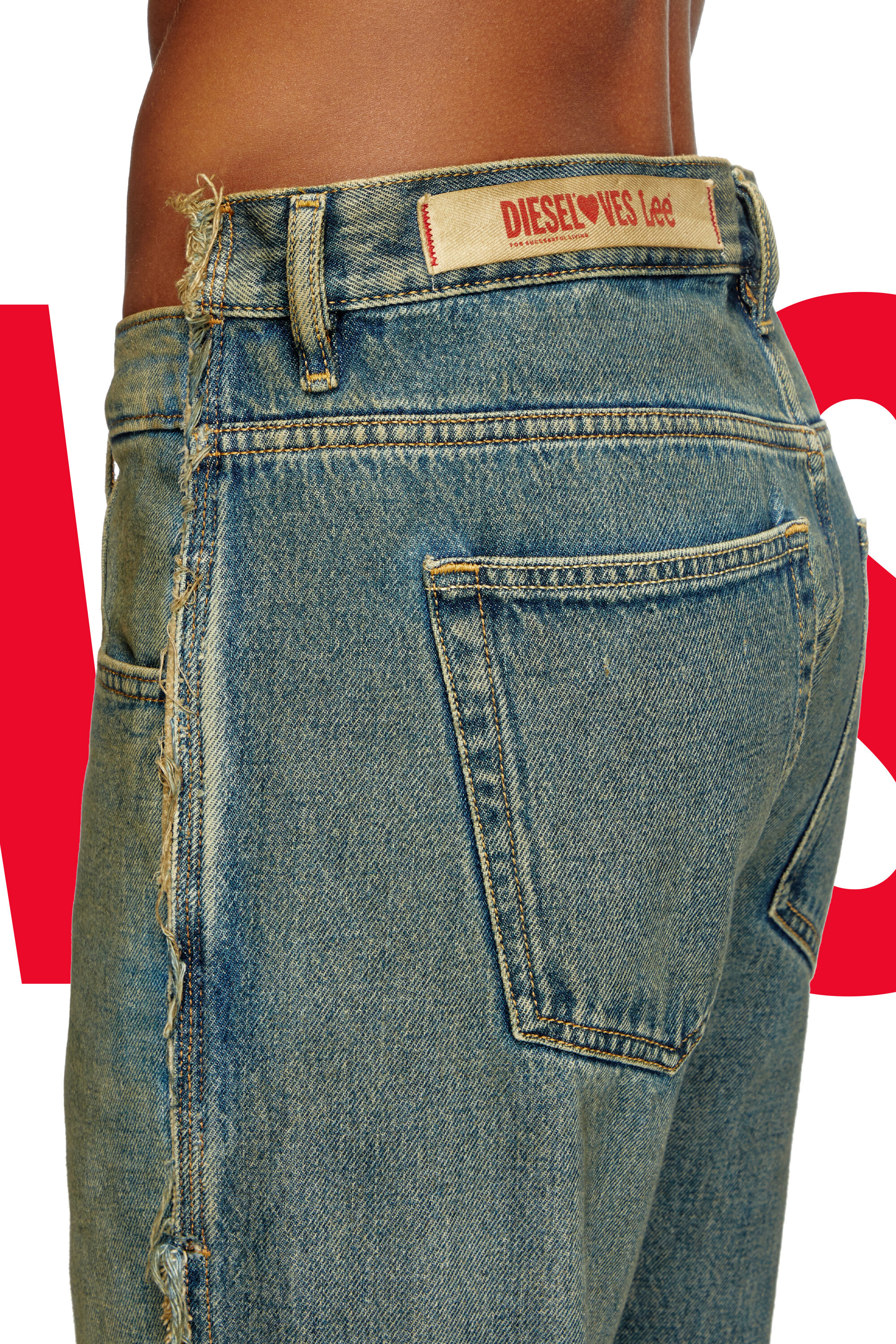 Diesel - Male's Regular Jeans Dieseloves 04 09M98, ダークブルー - 4