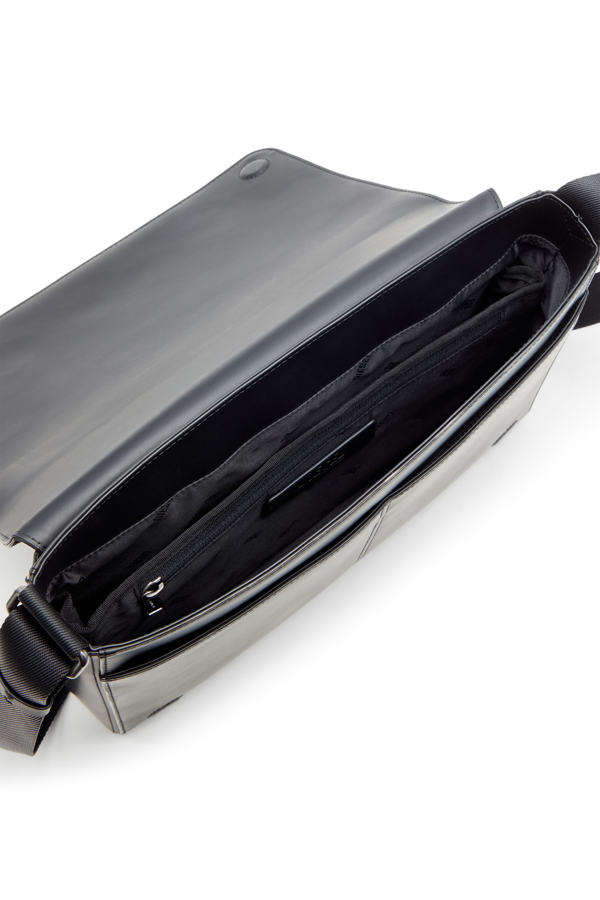 Diesel - DSL 3D MESSENGER S X, Male's Dsl 3D-Messenger bag in brushed PU in ブラック - 5