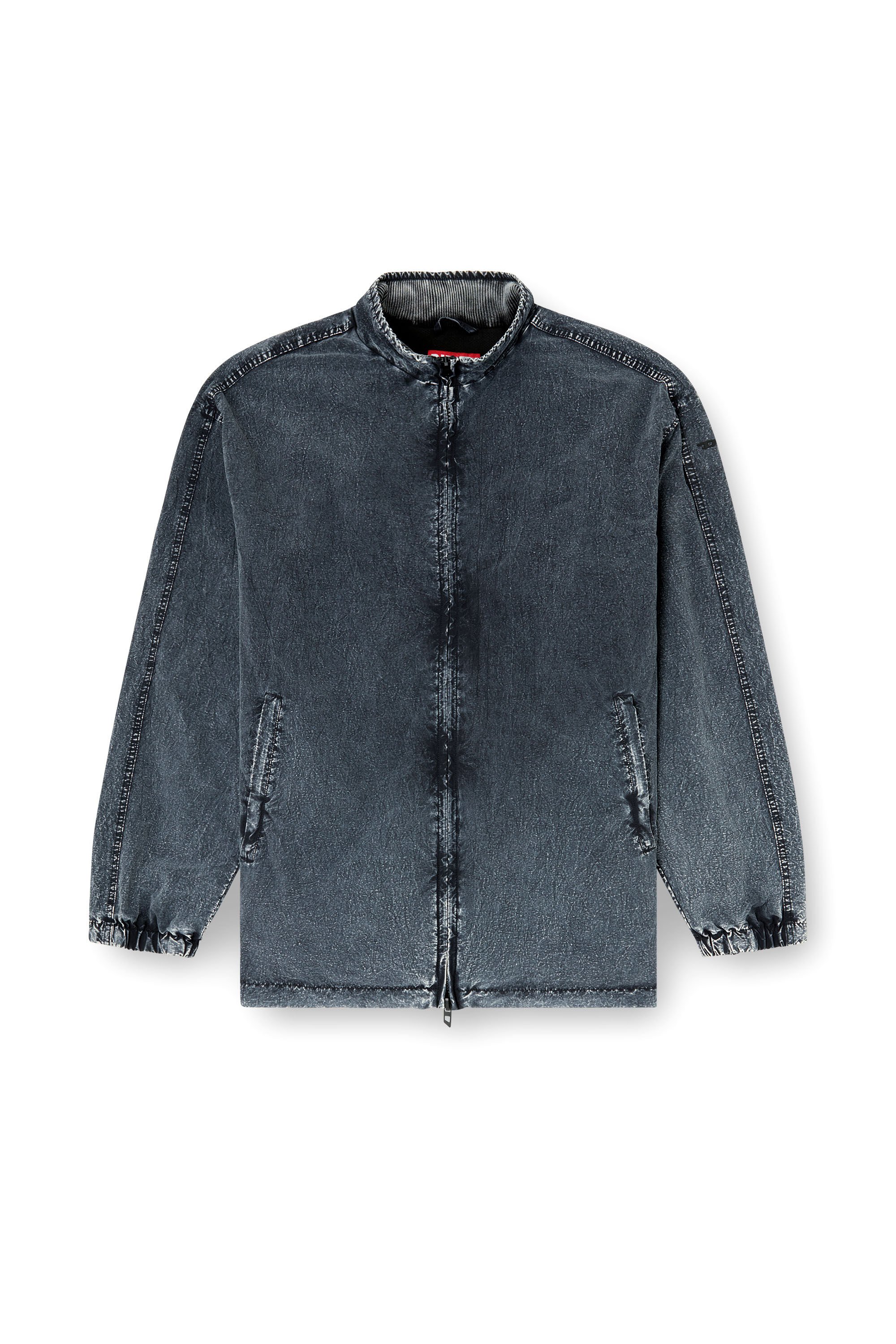 Diesel - J-WILSON, Male's Jacket in recycled nylon taslan in ブラック - 2