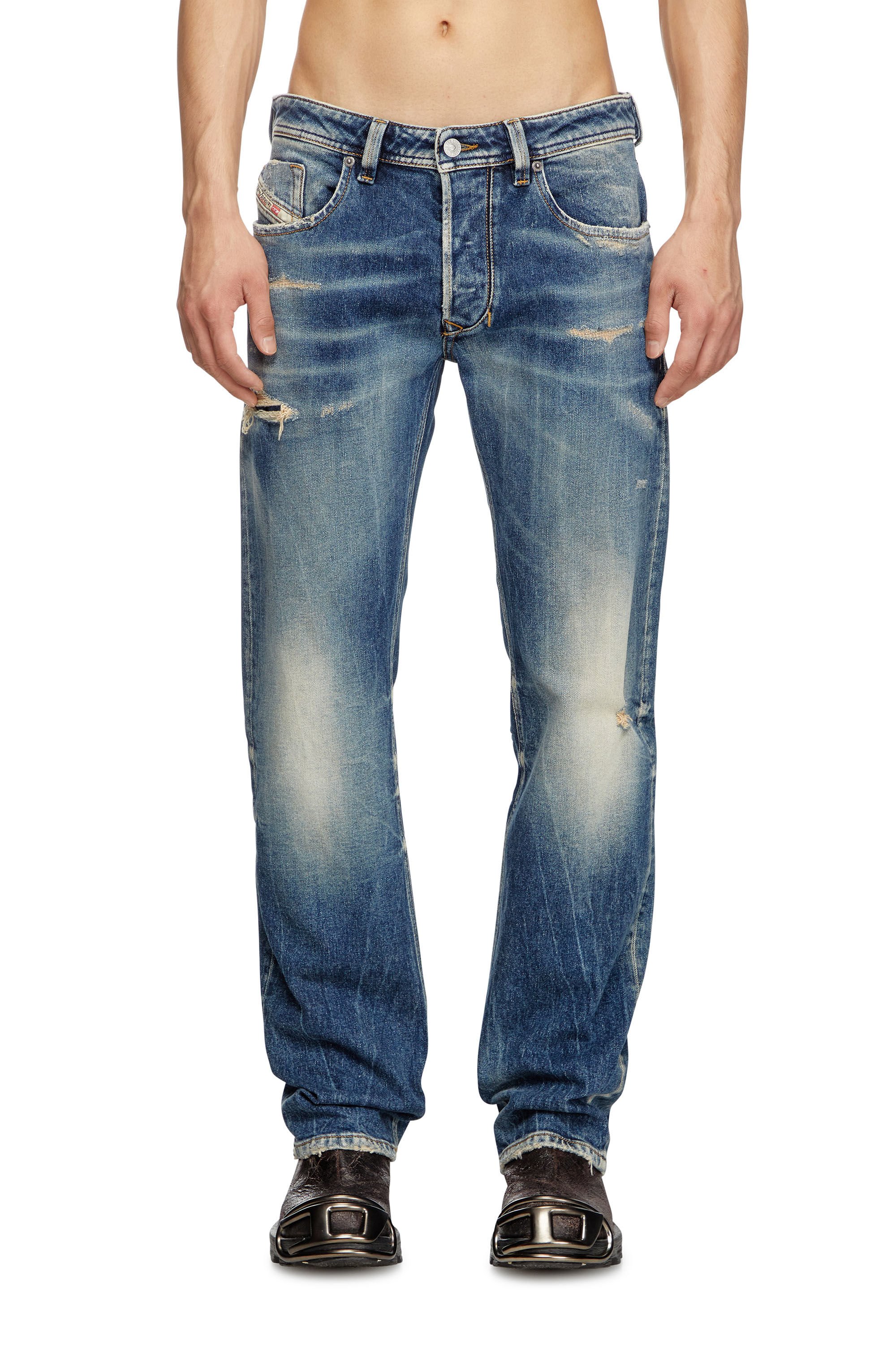 Diesel - Male's Regular Jeans 1985 Larkee 007Y6, ダークブルー - 3