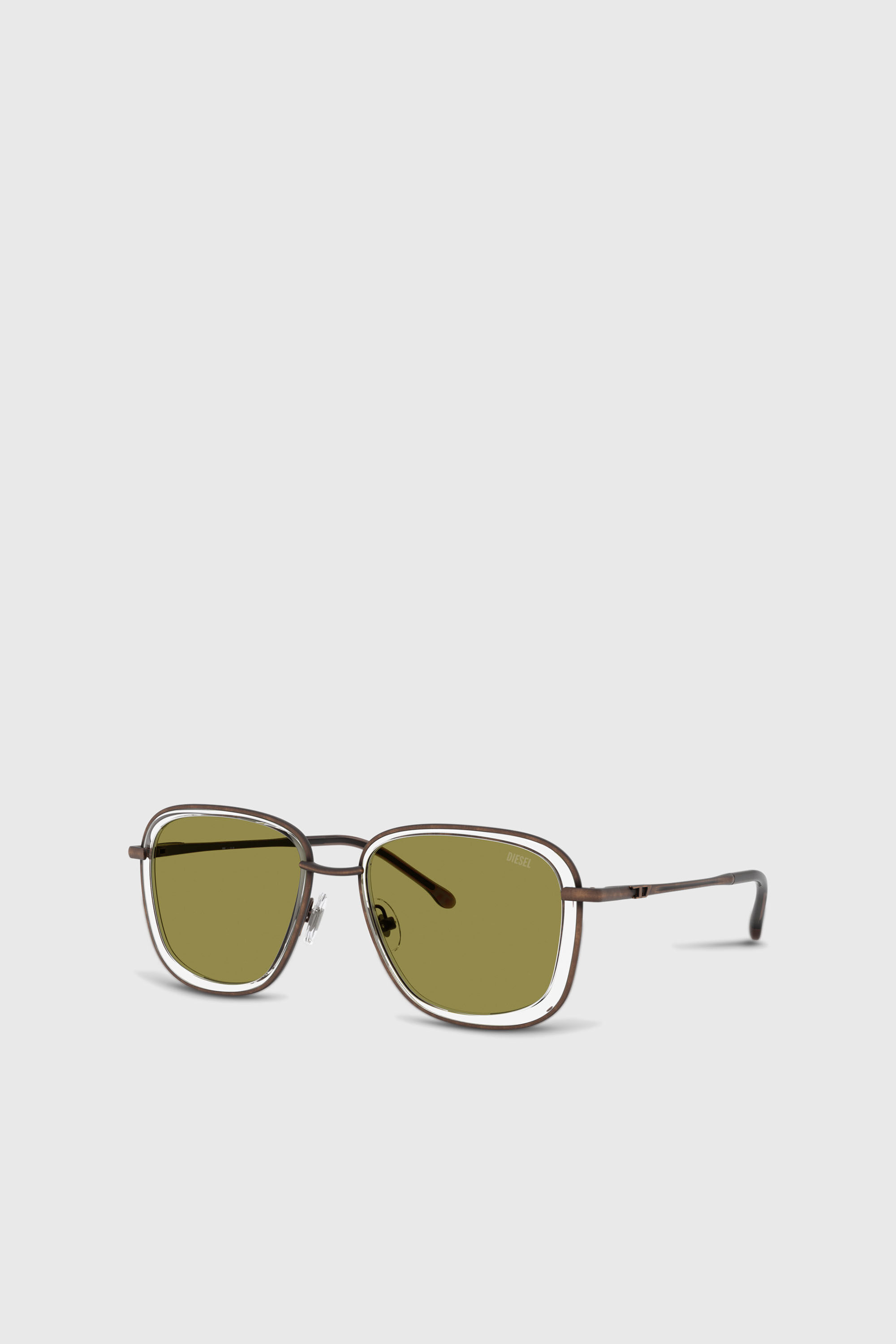 Diesel - 0DL1017, Unisex's Square sunglasses in グリーン - 4