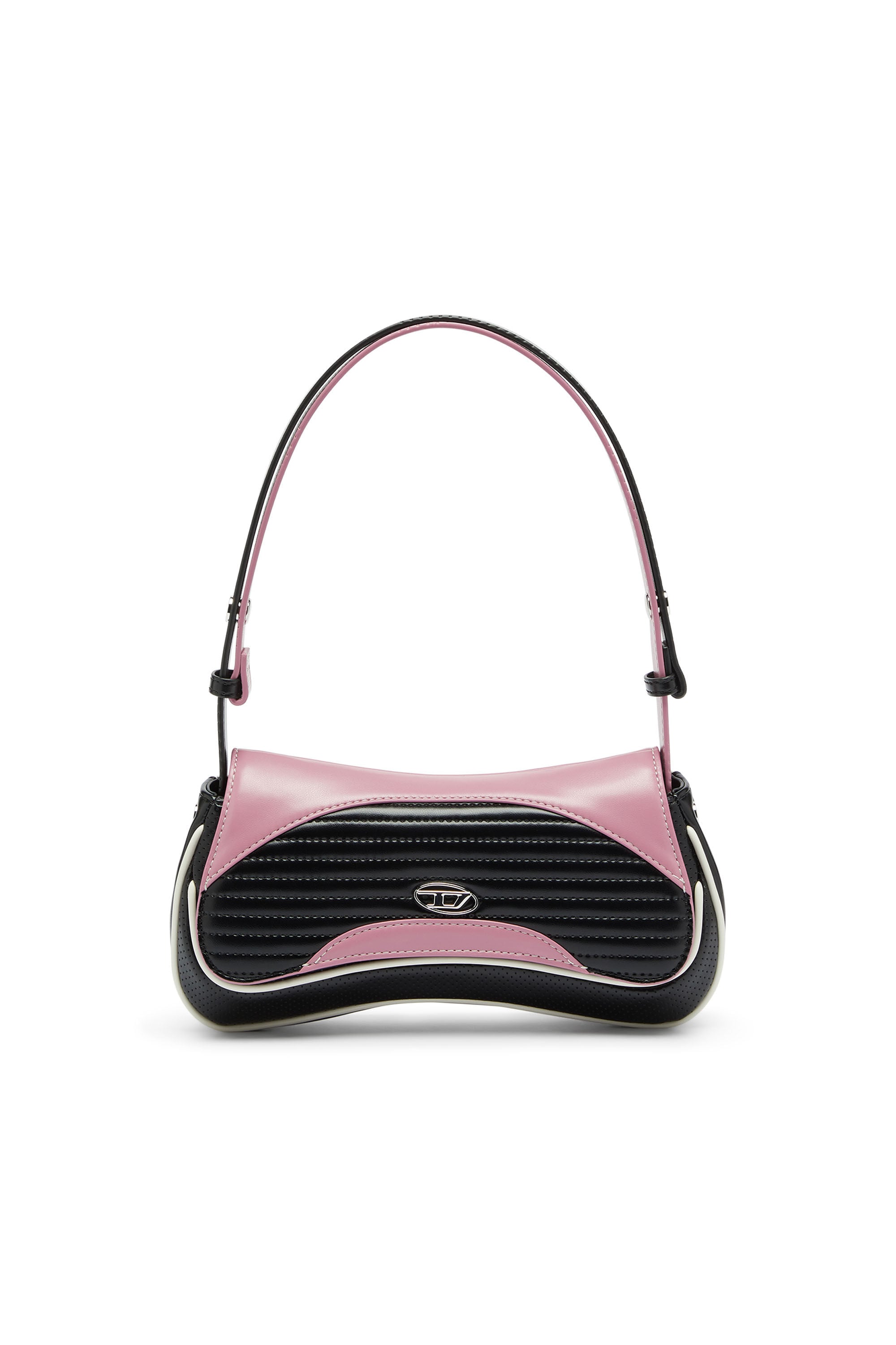 Diesel - PLAY CLUTCH, Female's クラッチバッグ in ブラック/ピンク - 1
