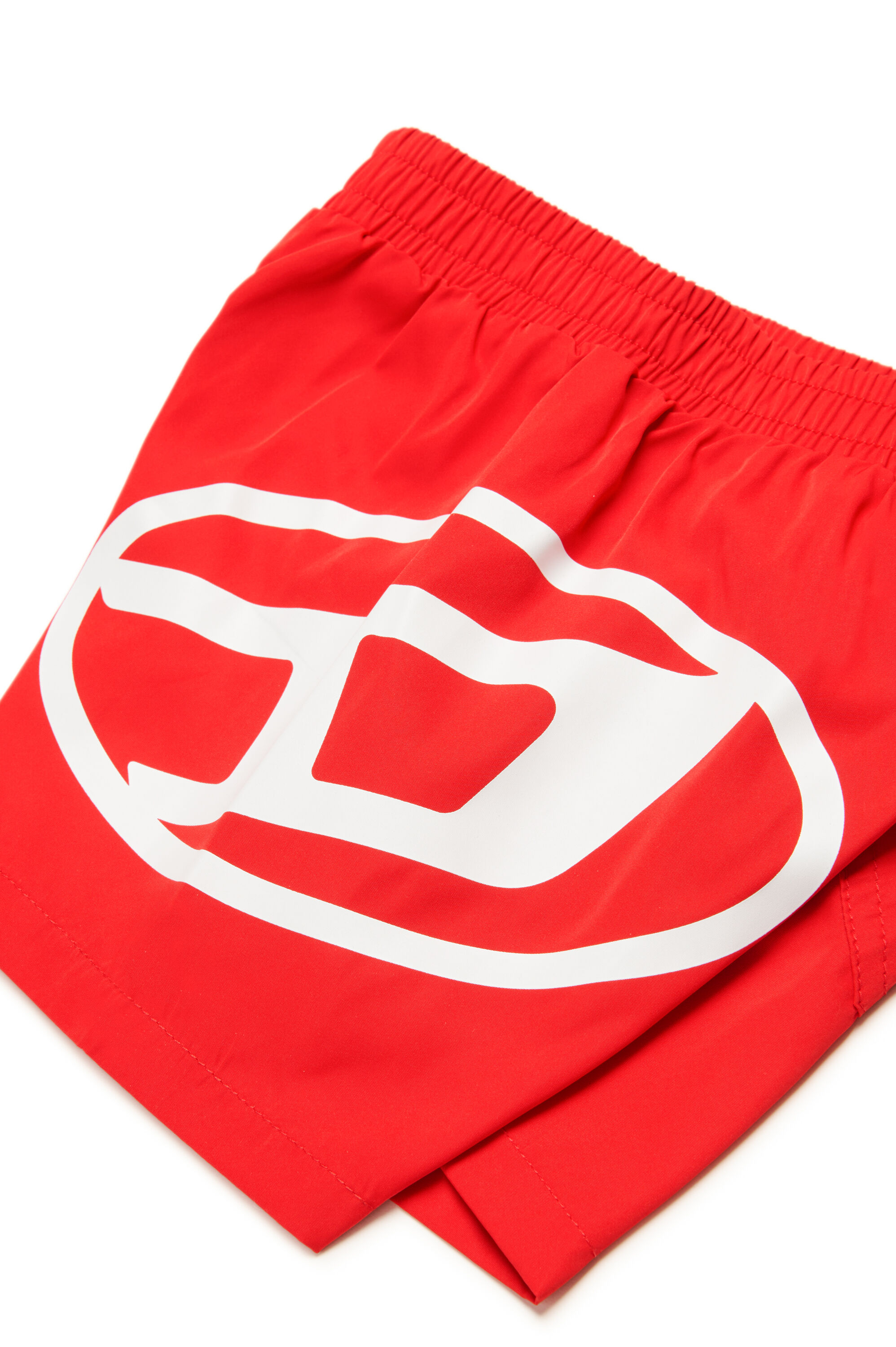 Diesel - MRULB, Male's Swim shorts with Oval D print in レッド - 4