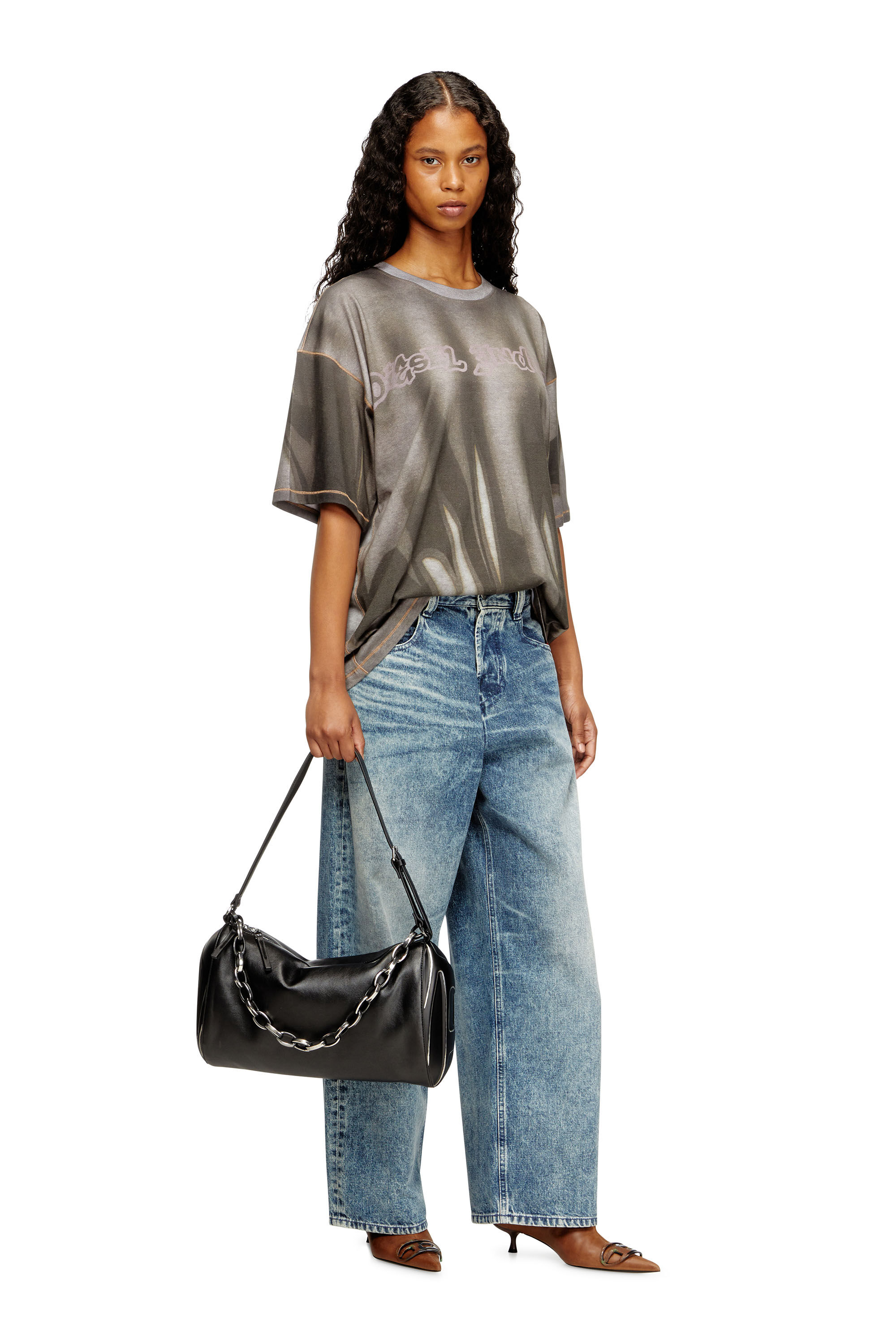Diesel - Unisex's Relaxed Jeans 1997 D-Enim 007DA, ライトブルー - 7