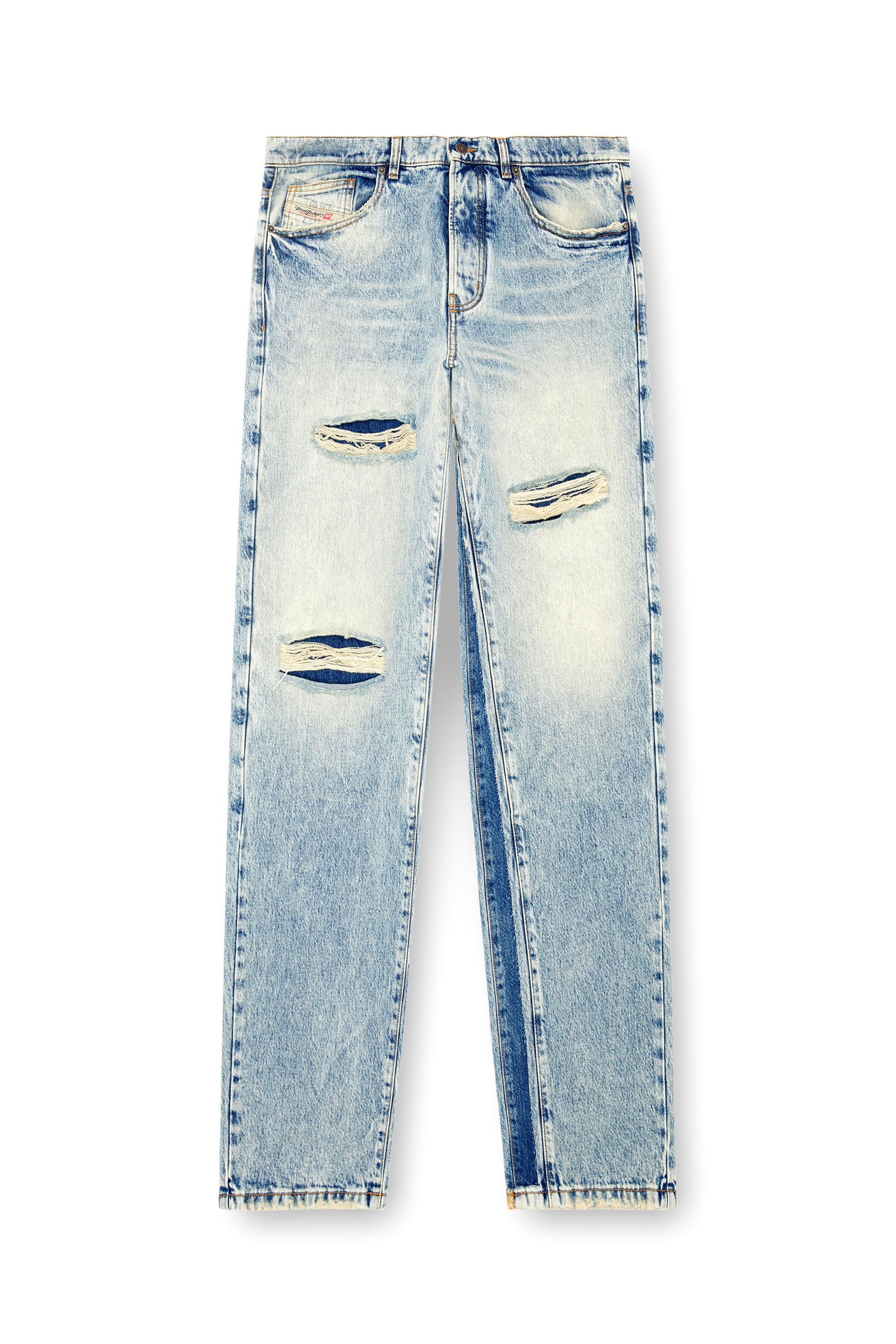 Diesel - Male's Relaxed Jeans D-Fire 0AJEN, ライトブルー - 2