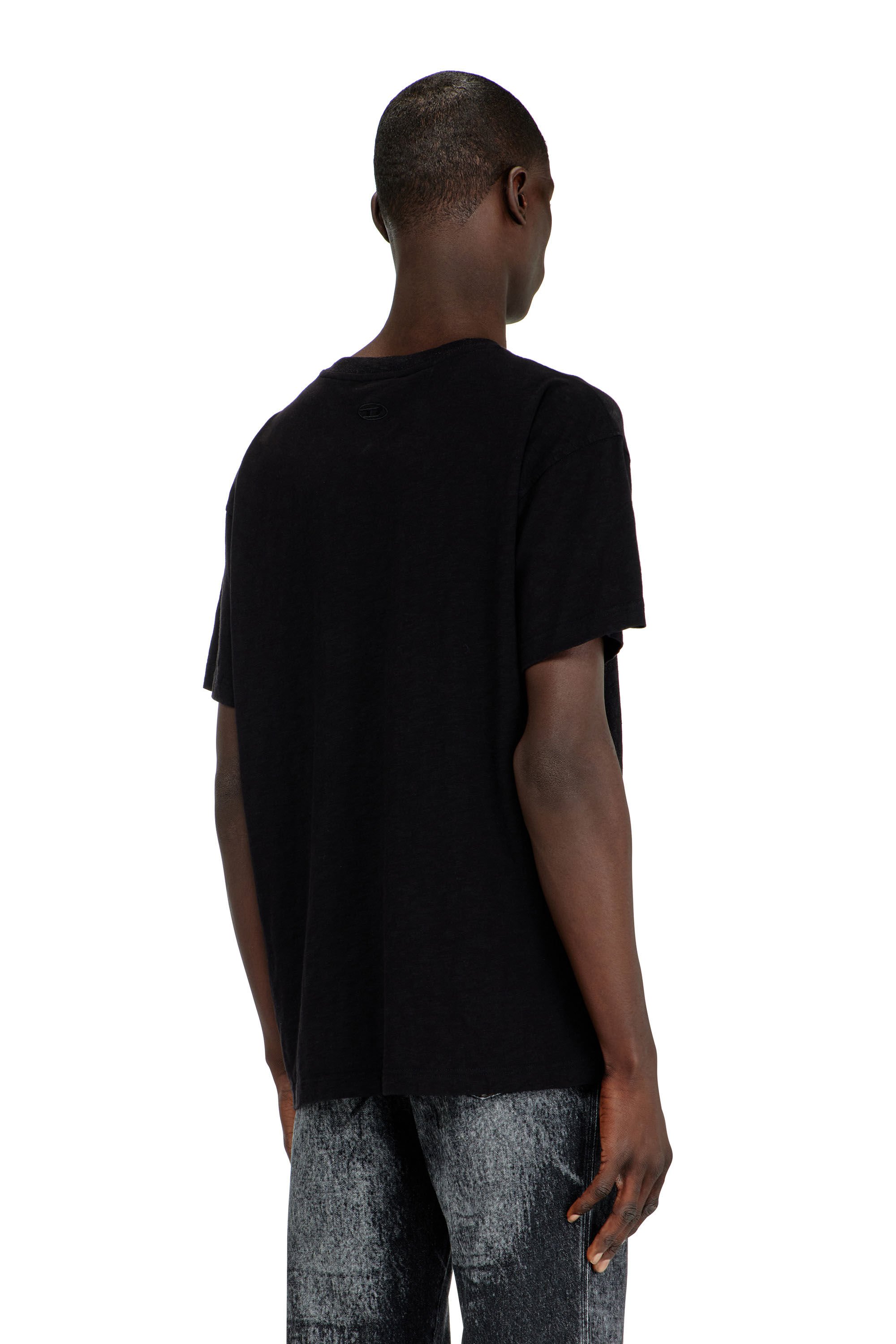 Diesel - T-NORM-AA2, Male's Tシャツ in ブラック - 4