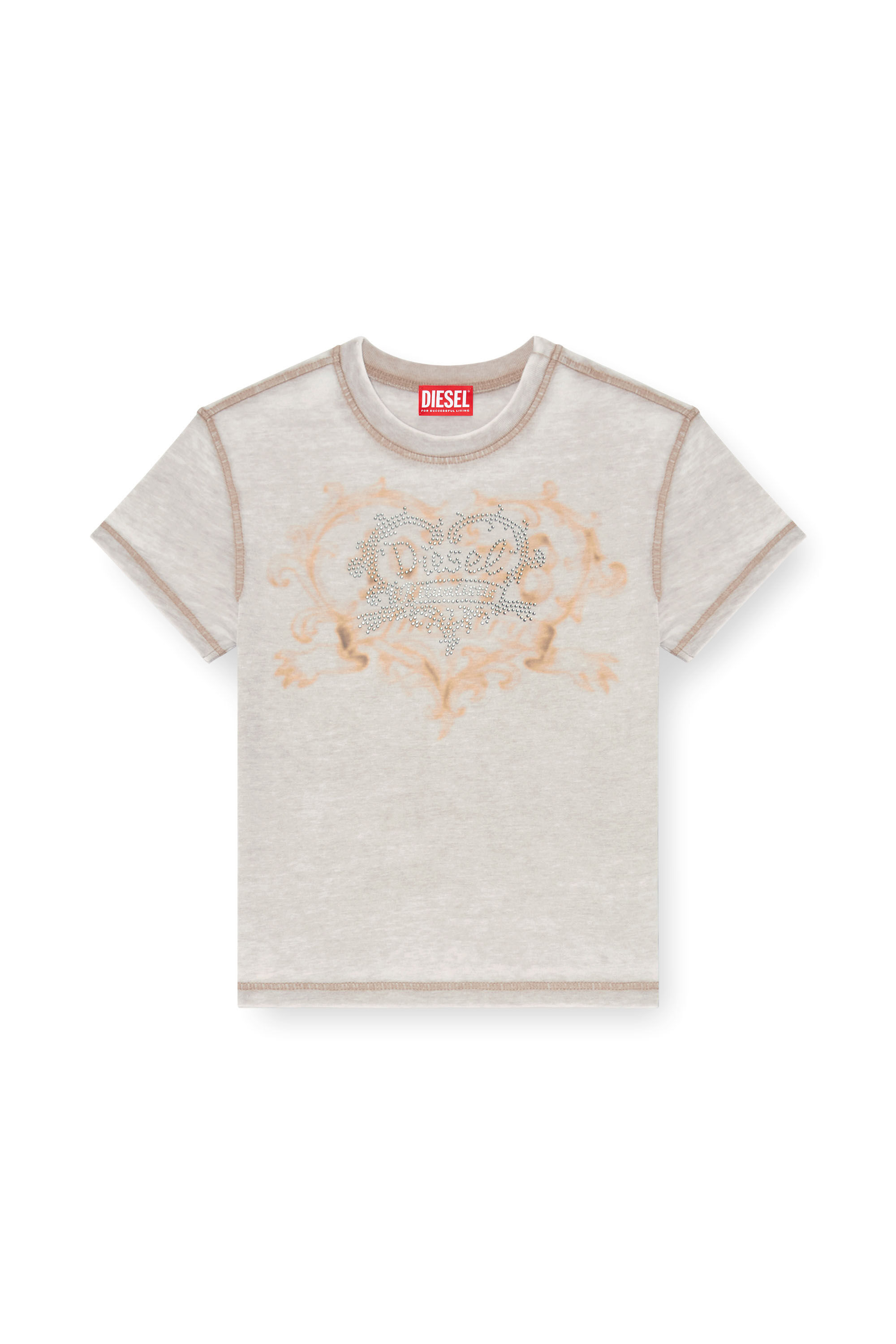 teat ティート ヒトニヒトA all in 別注色 T-ILA-AA1 Tシャツ｜グレー｜ウィメンズ｜DIESEL