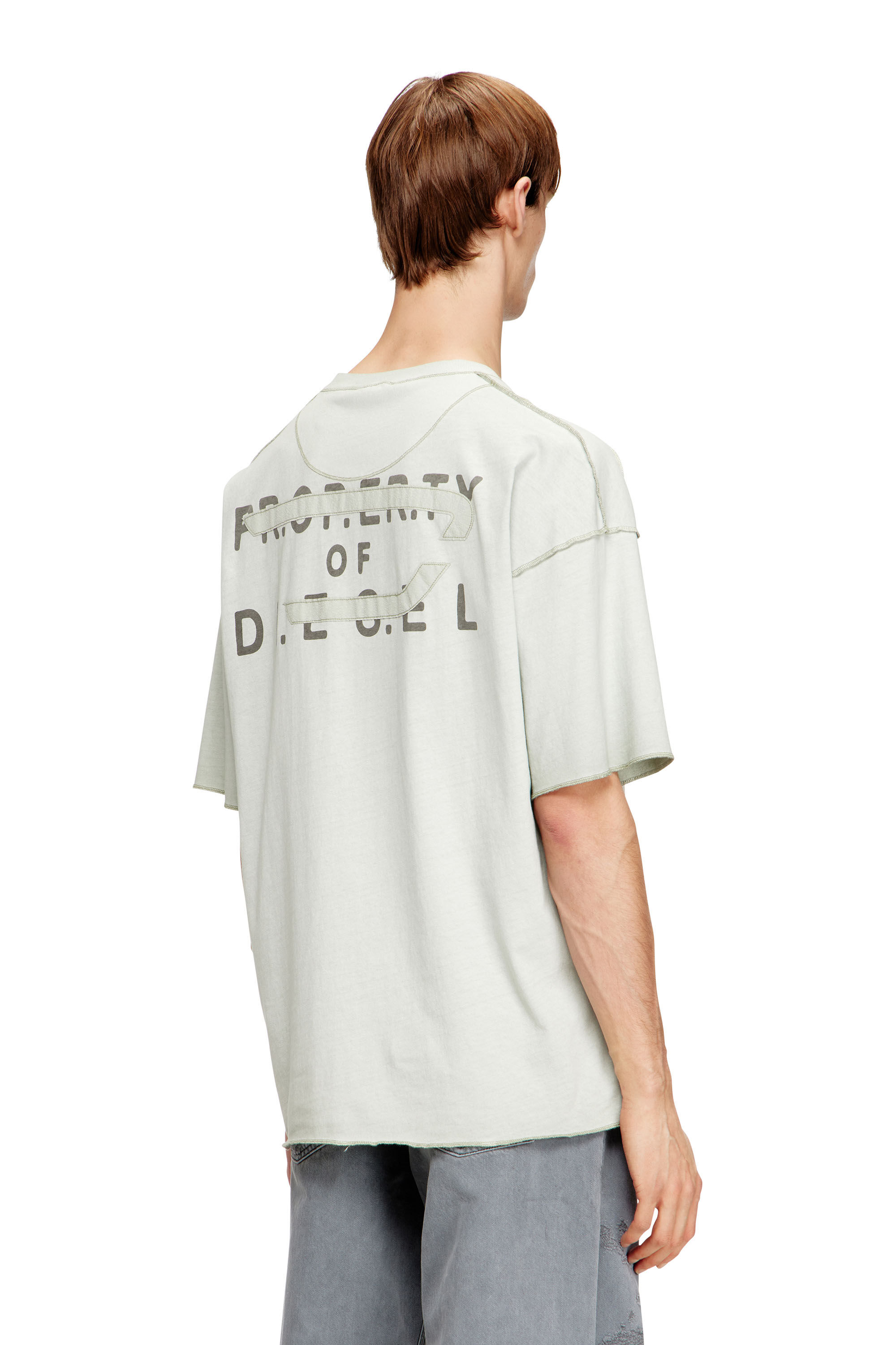 T-LOOK Tシャツ｜ホワイト｜メンズ｜DIESEL