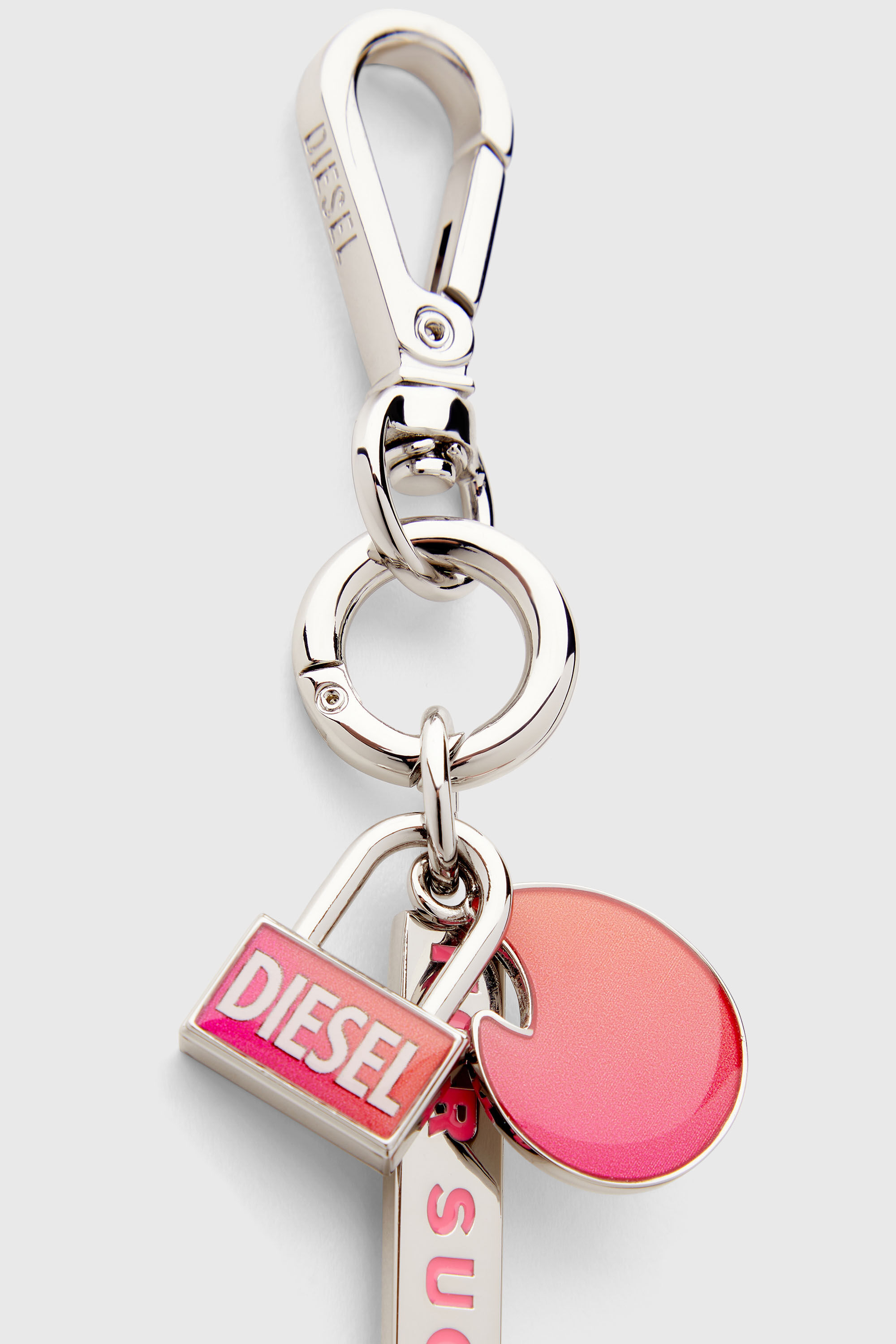 TINDER CHARM Degradé metal keyring｜シルバー｜ウィメンズ｜DIESEL