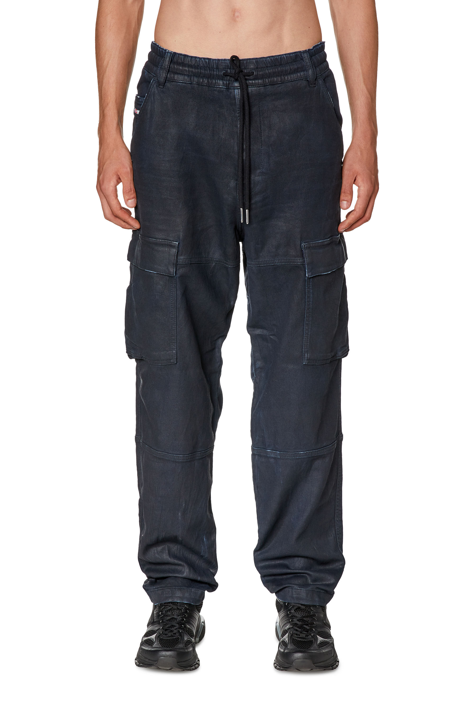 Diesel - Tapered 2030 D-Krooley Joggjeans® 09H05, ダークブルー - Image 3