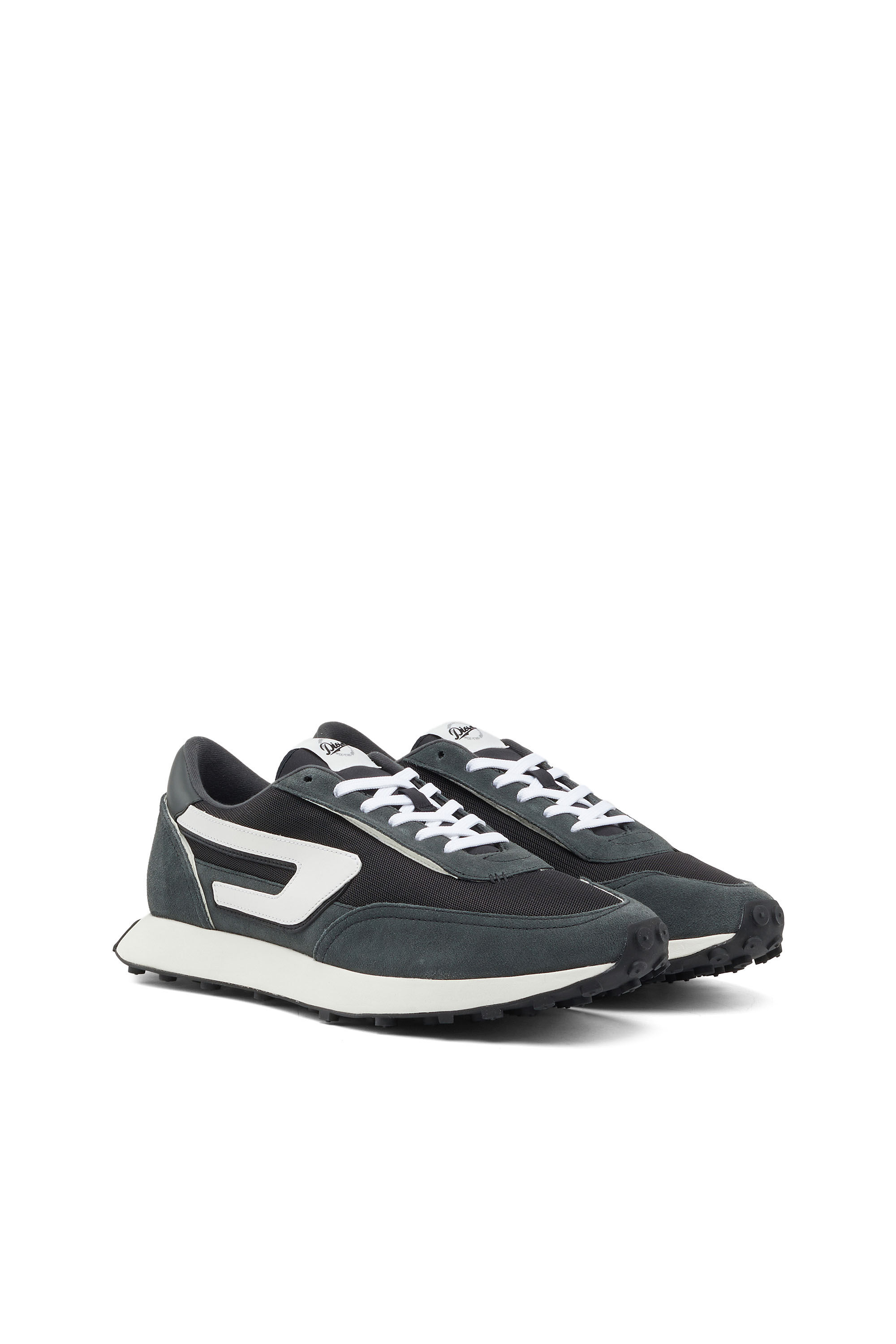 Diesel - S-RACER LC, Male's スニーカー メッシュ＆スエード - S-Racer Lc in ダークブルー - 3