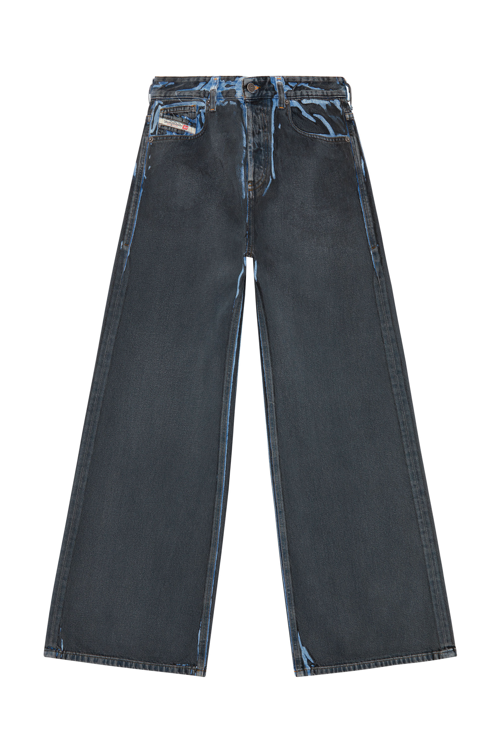 Diesel - Straight Jeans 1996 D-Sire 09I47, ブラック/ダークグレー - Image 2