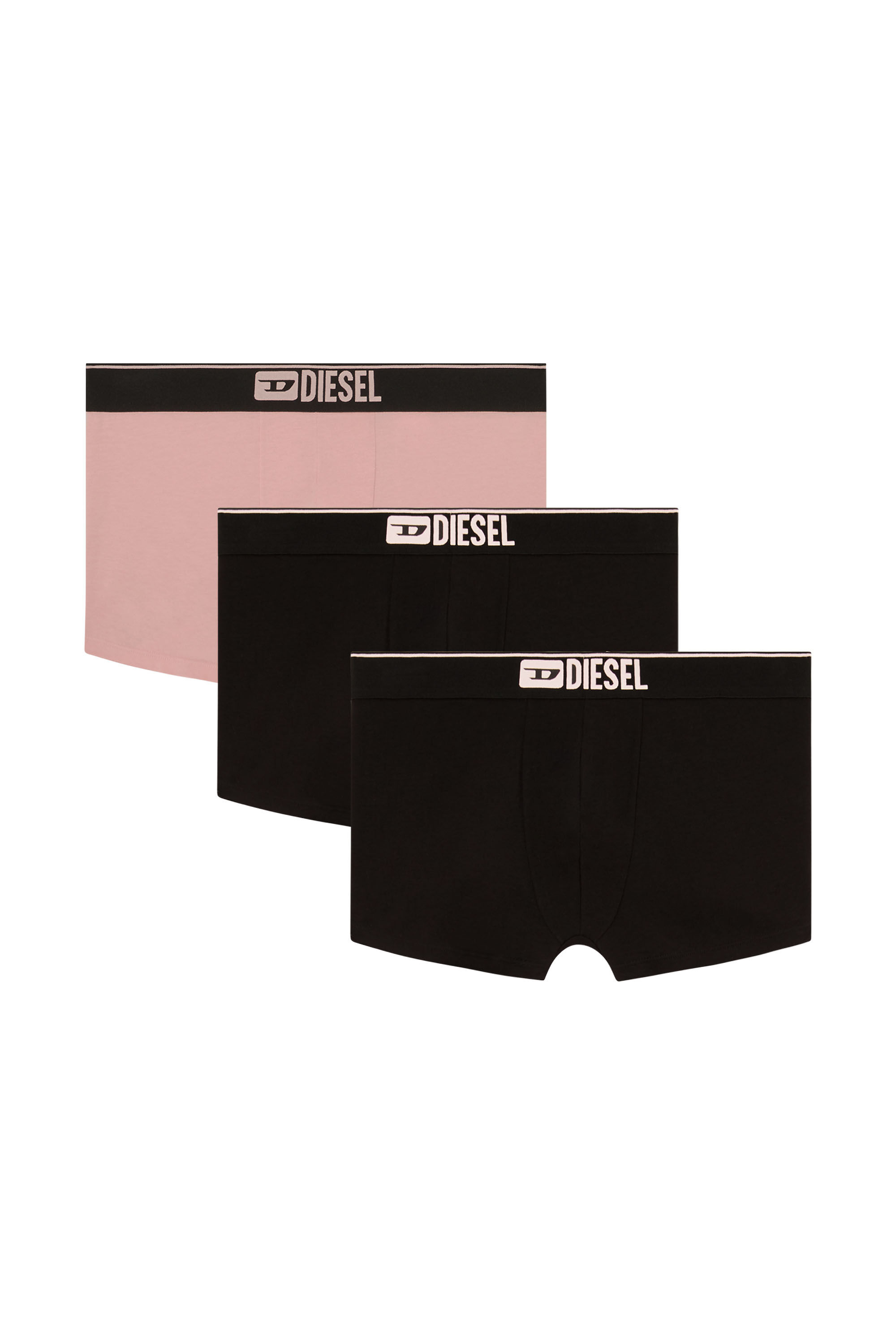 Diesel - DAMIEN-D-BOX-3PACK, Male's ボクサーパンツ 3枚パック in マルチカラー/ブロック - 2