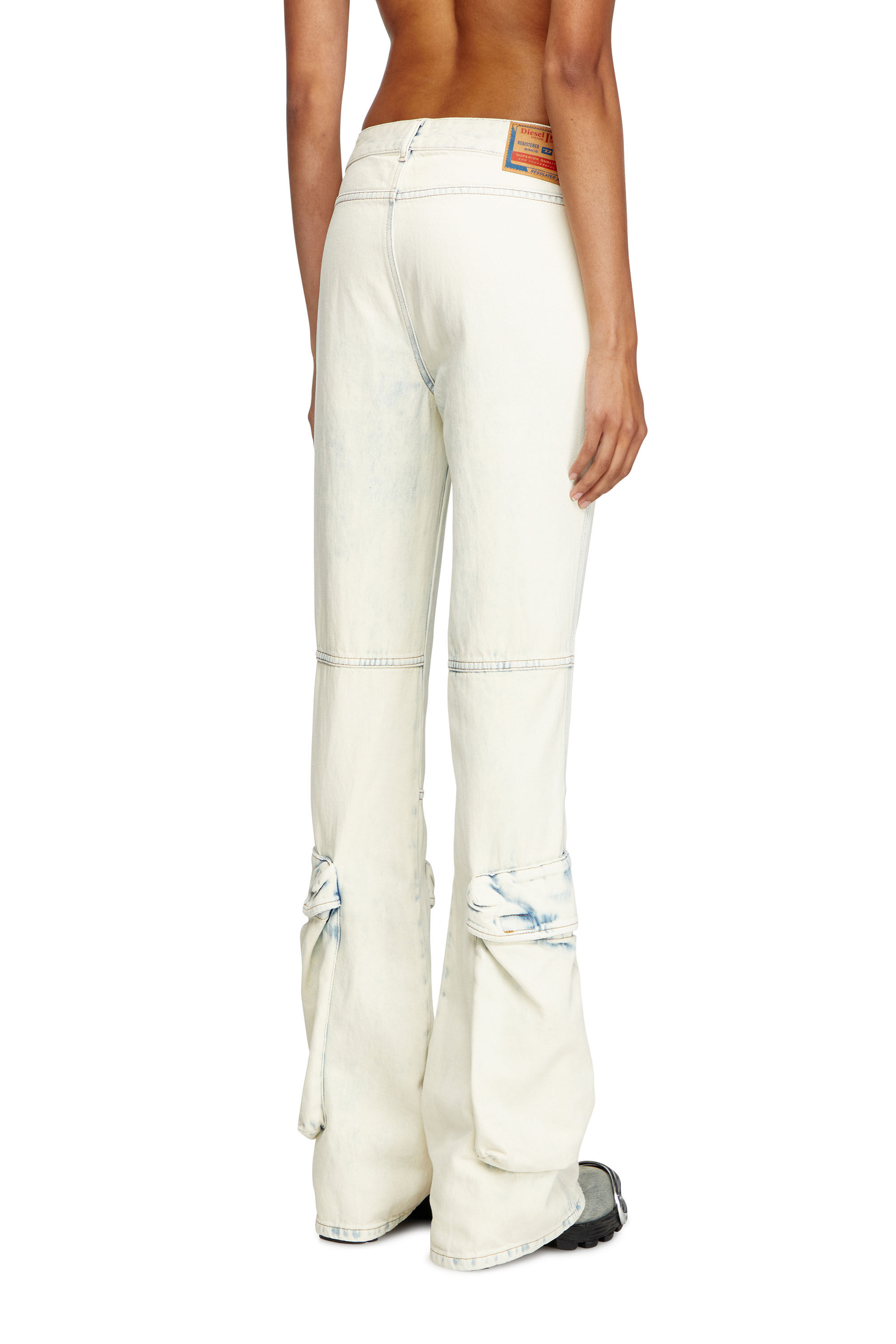Diesel - Female's Bootcut Jeans D-Poky 0CBCV, ライトブルー - 5