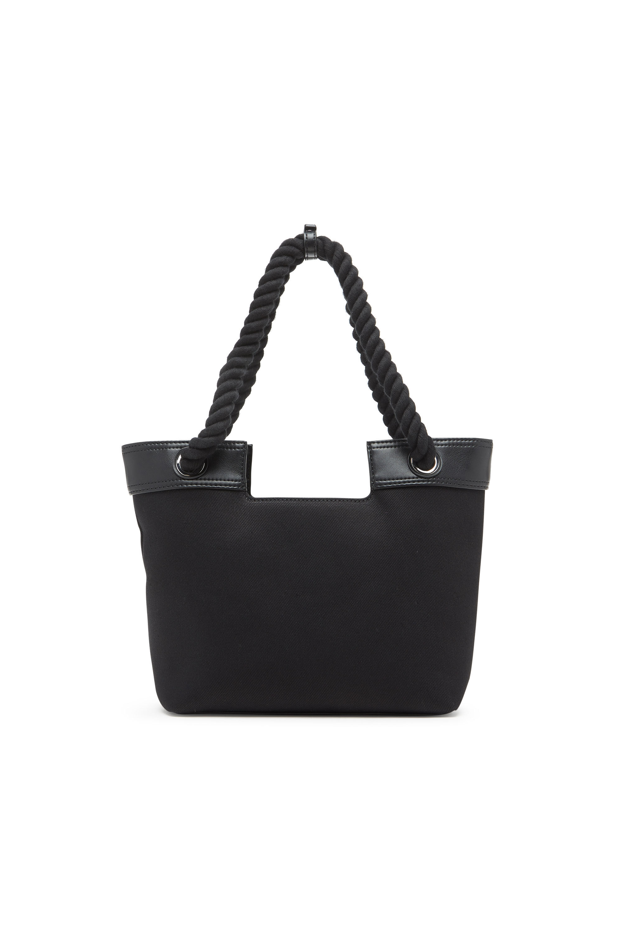 Diesel - DSL 3D SHOPPER XS, Female's Dsl 3D-Small shopping bag in Cordura fabric in ブラック - 2