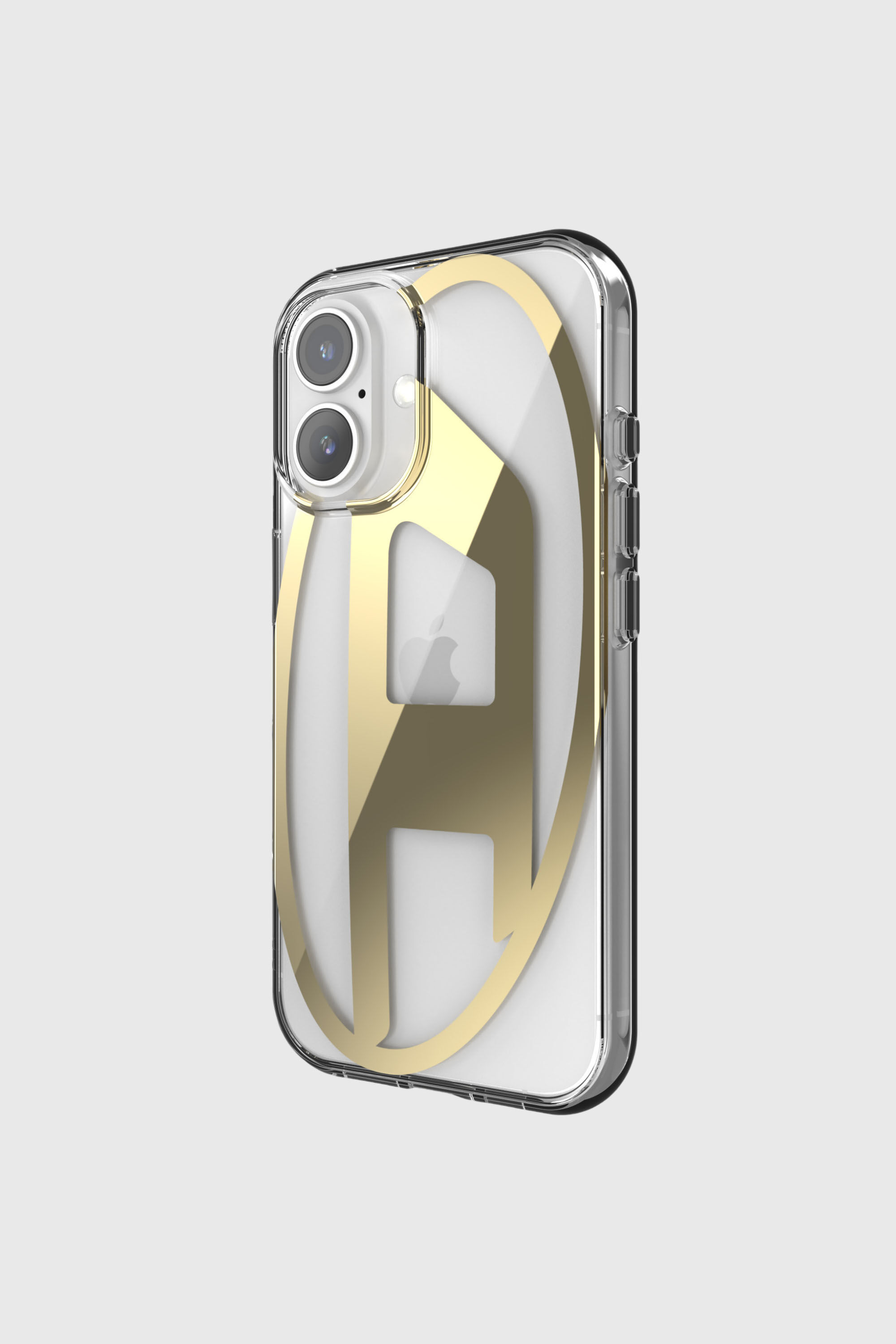 Diesel - 60135 AOP CASE, Unisex's Oval D Mirror Case for iP 16 in ゴールド - 3