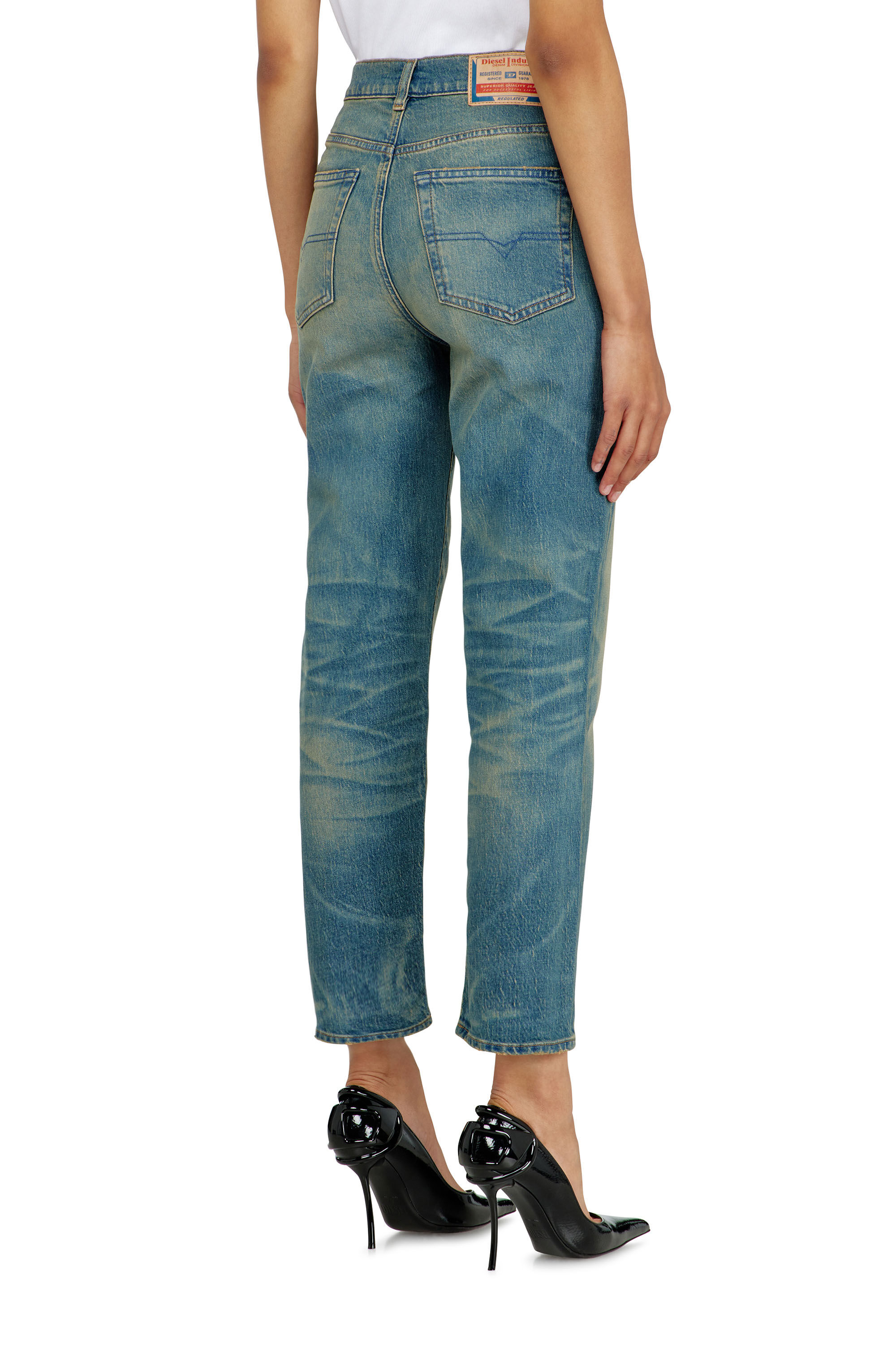 Diesel - Female's Regular Jeans 1981 D-Went 0KBBP, ミディアムブルー - 5