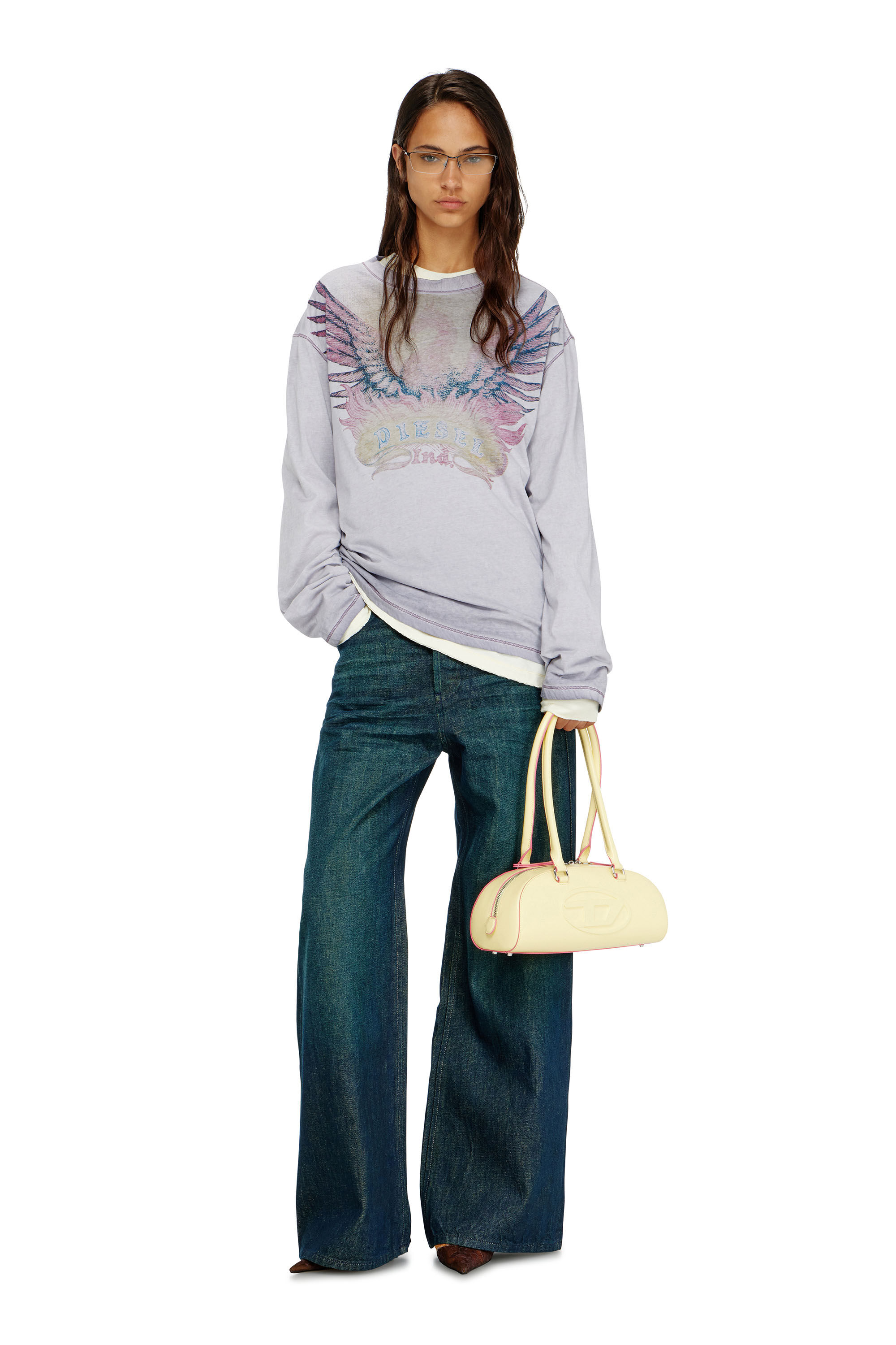 Diesel - T-HILARY-LS-AA2, Female's 長袖Tシャツ in null - 1