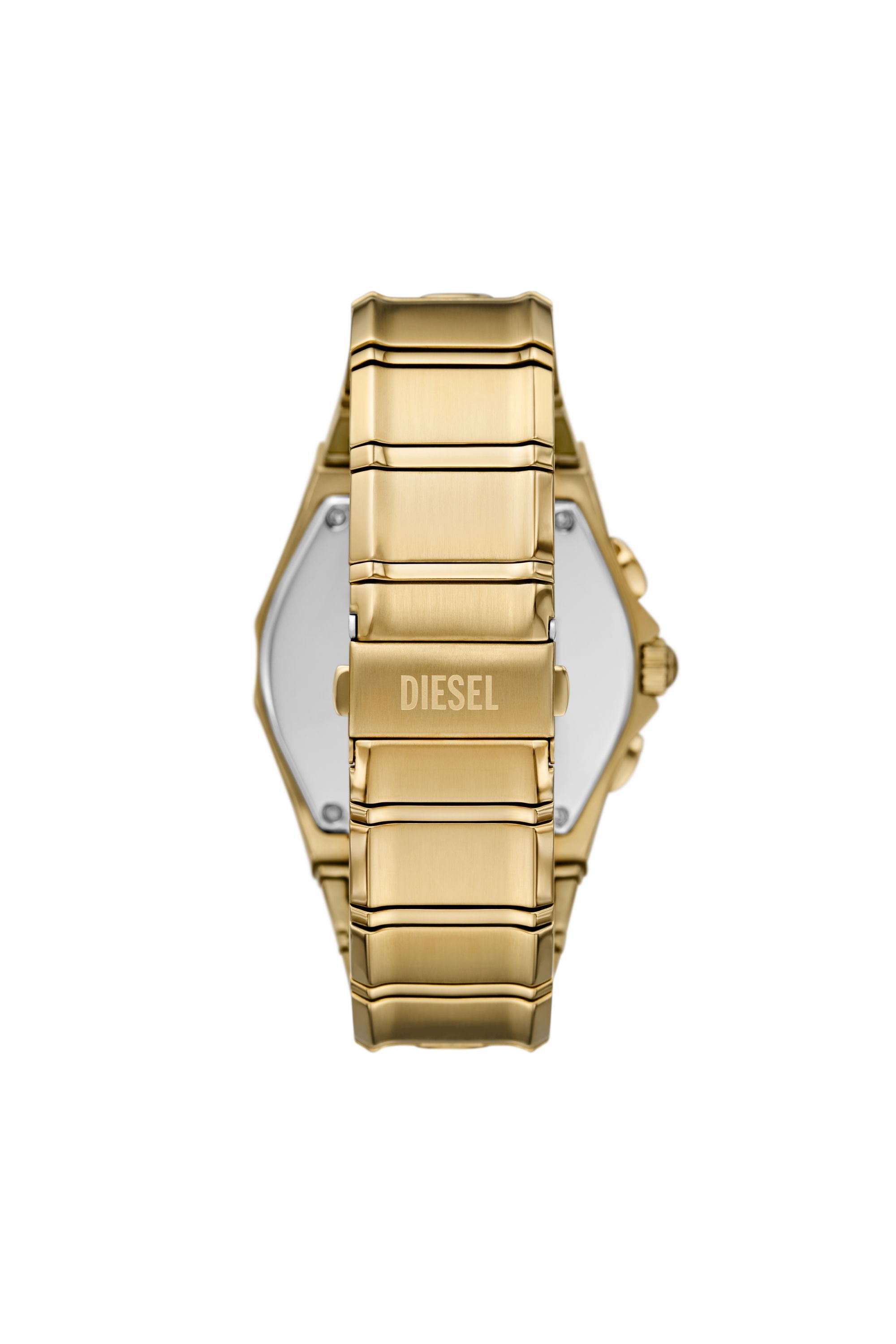 DZ4695 WATCH D-Curve gold-tone stainless steel watch｜ゴールド