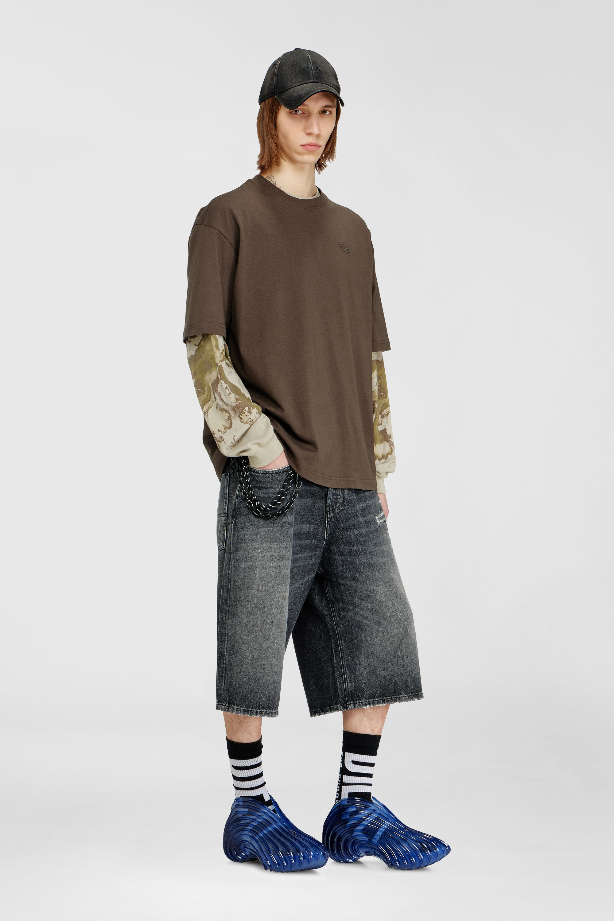 Diesel - MELISSA QUANTUM SNEAKERS X, Unisex's スリッポンスニーカー in ブルー - 1