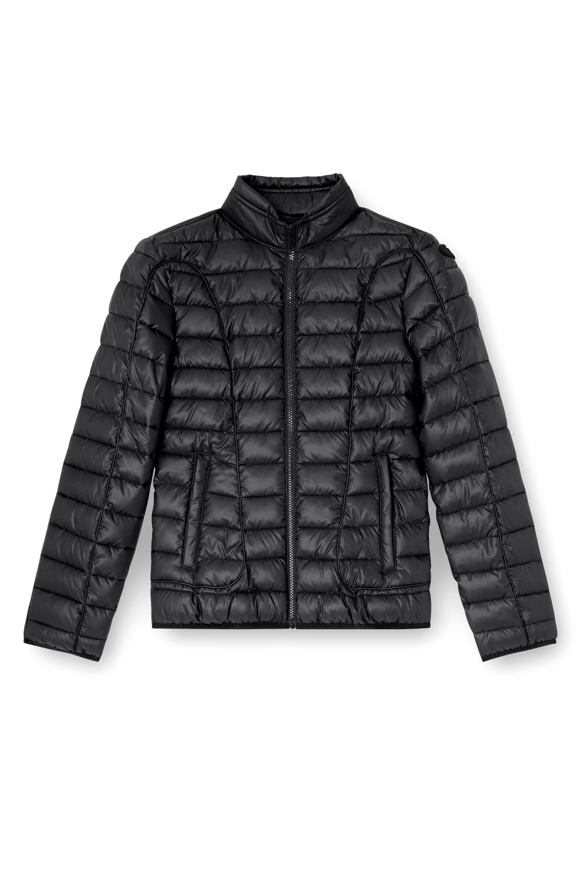 Diesel - W-PILOT-FEM-WRD, Female's パファージャケット in ブラック - 2