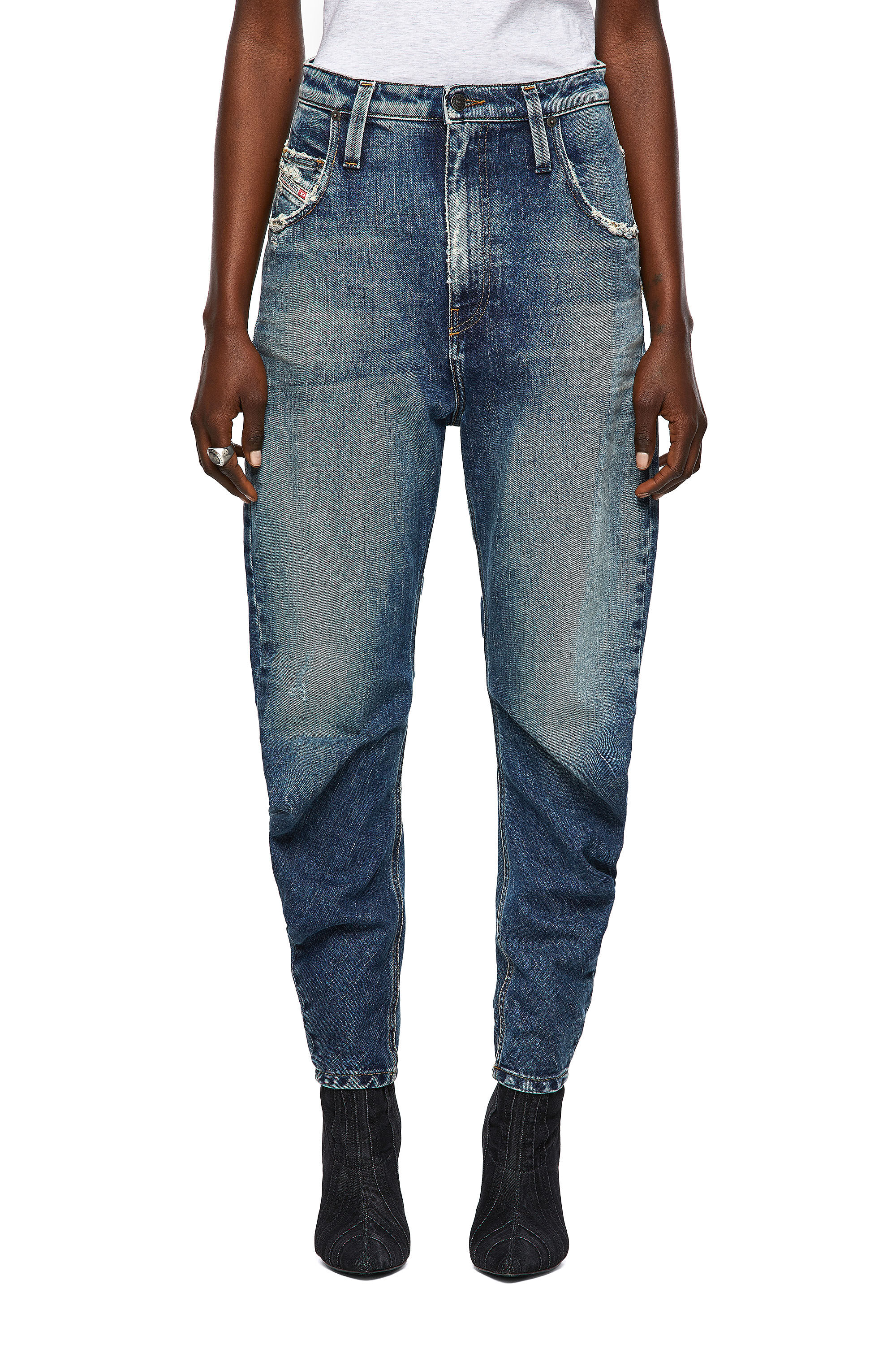 Diesel - D-Plata 09A54 Boyfriend Jeans,  - Image 3