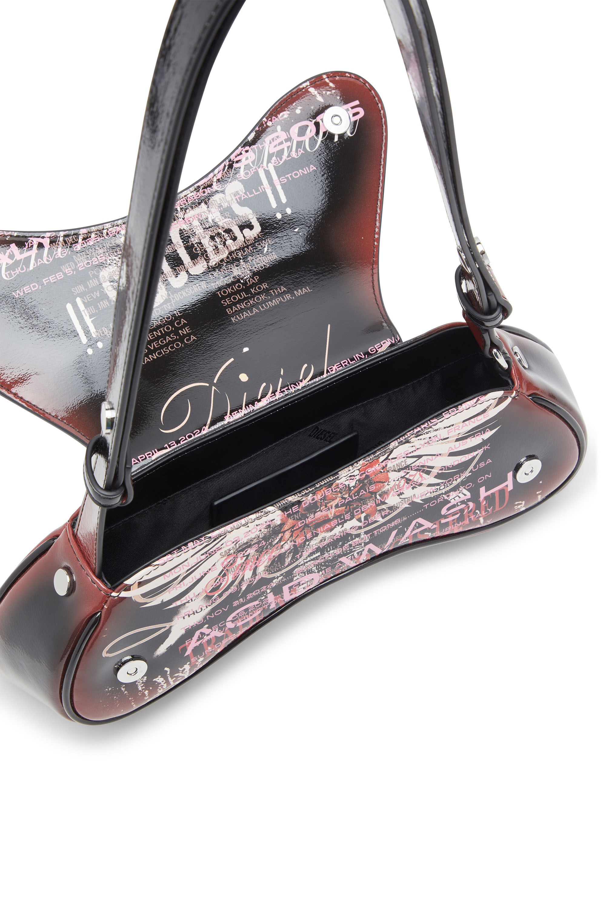 PLAY CROSSBODY Play-Shoulder bag in printed glossy PU
