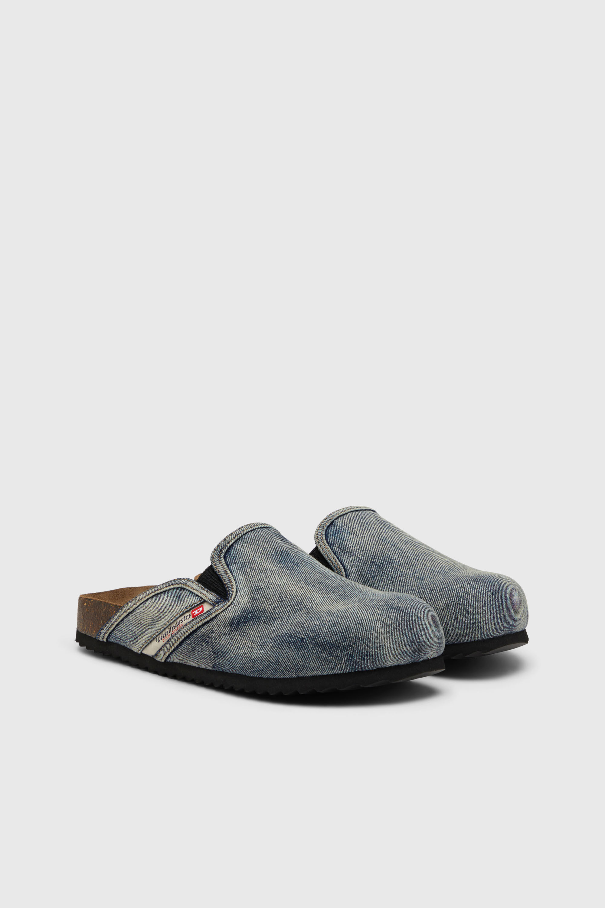 Diesel - D-WOODSTOCK SLIP-ON, Male's デニムスリッポンミュール in ダークブルー - 2