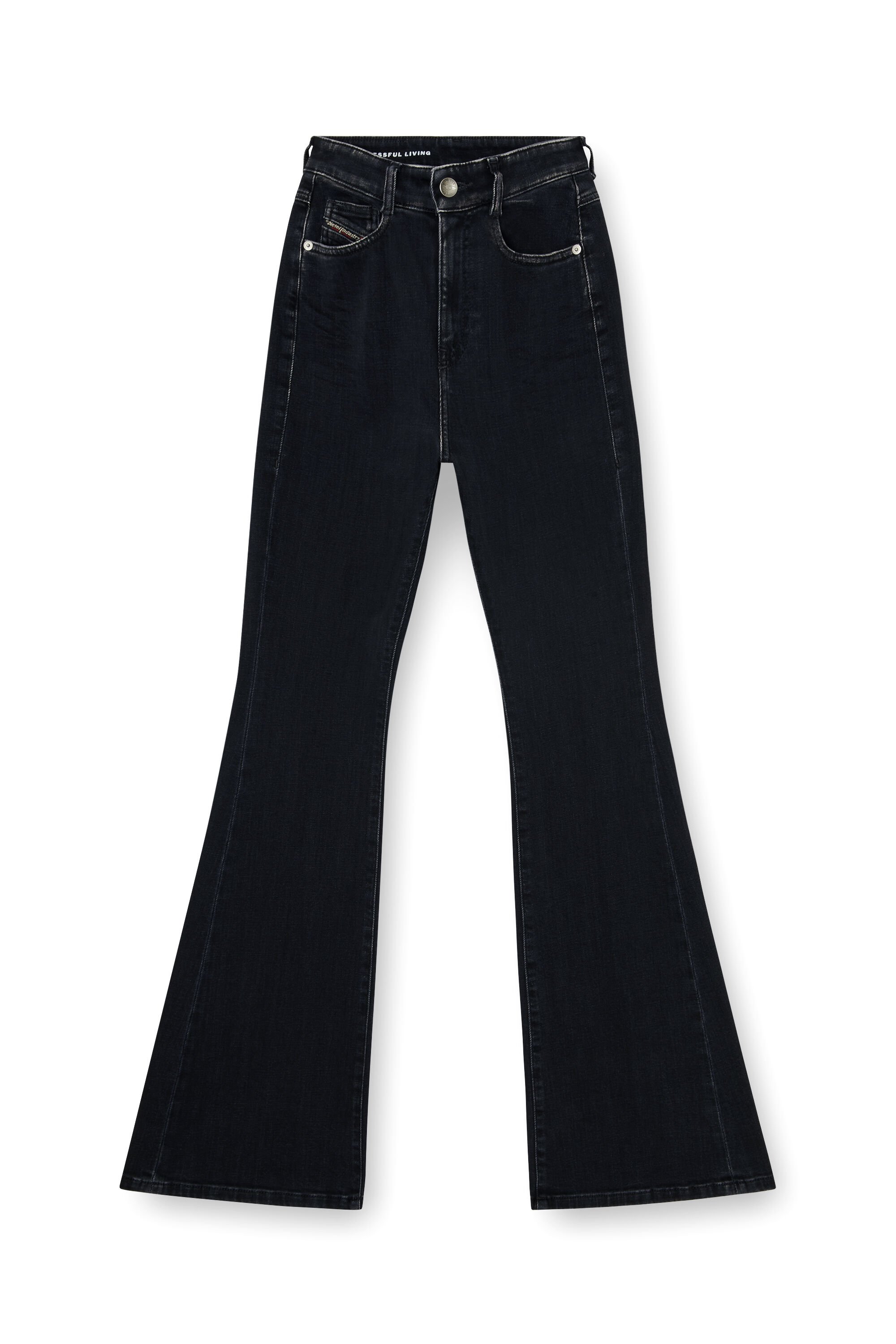Diesel - Female's Bootcut Jeans 1973 D-Partt 09P75, ブラック/ダークグレー - 6