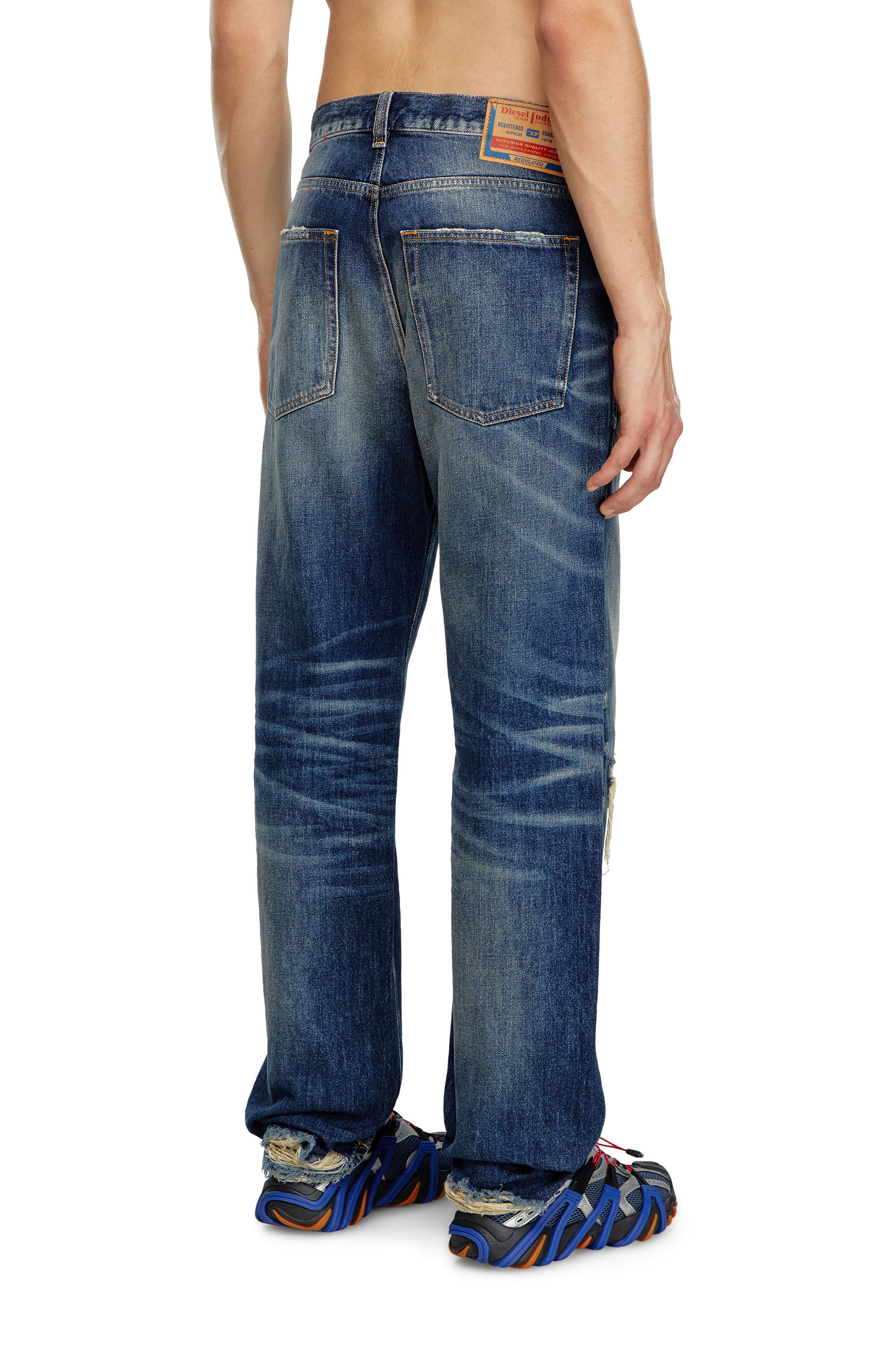 Diesel - Male's Regular Jeans 2024 D-Macs 09J95, ダークブルー - 4