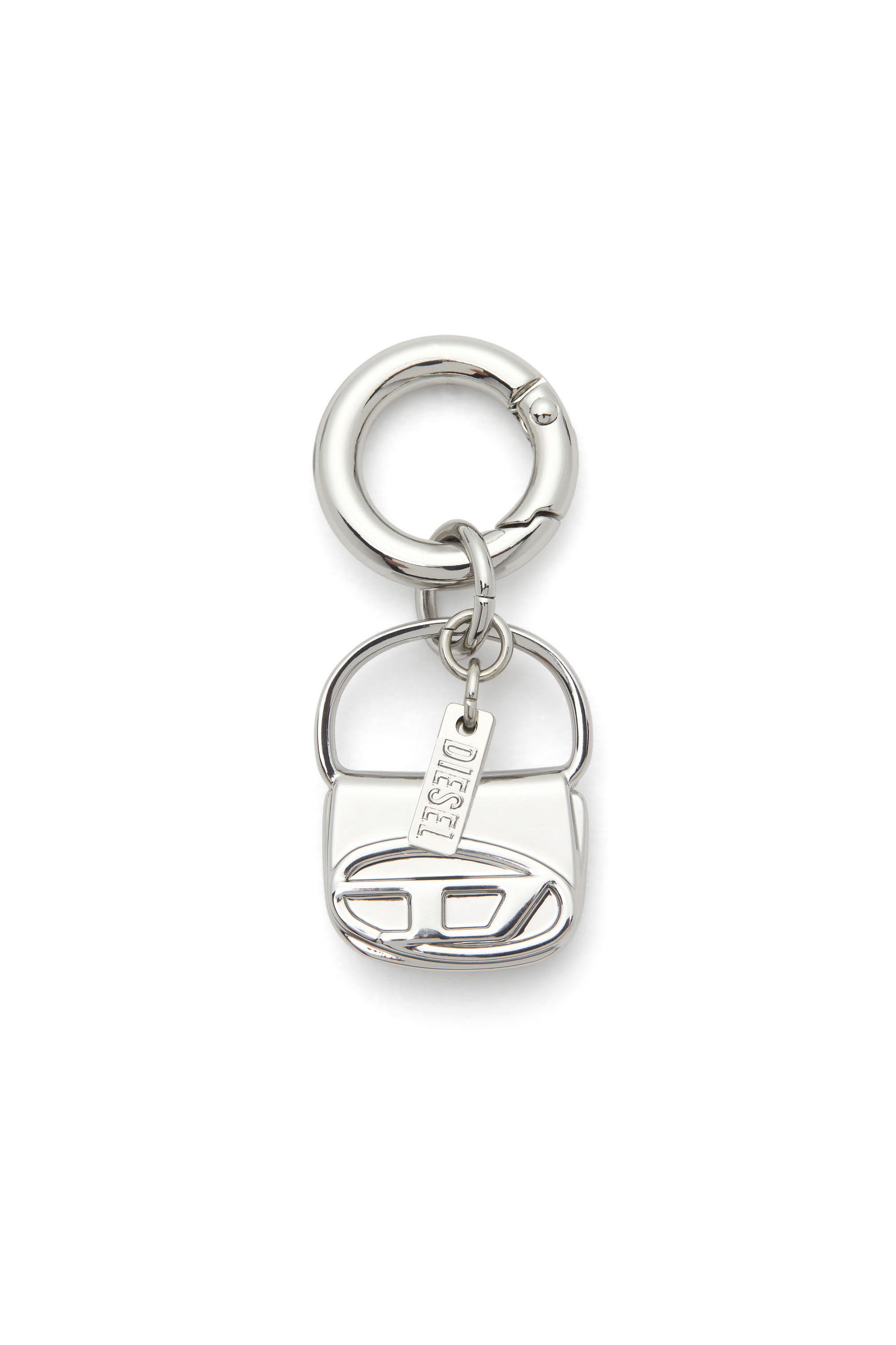 Diesel - CHARM-1DR, Female's Metal charm with mini 1DR charm in シルバー - 1