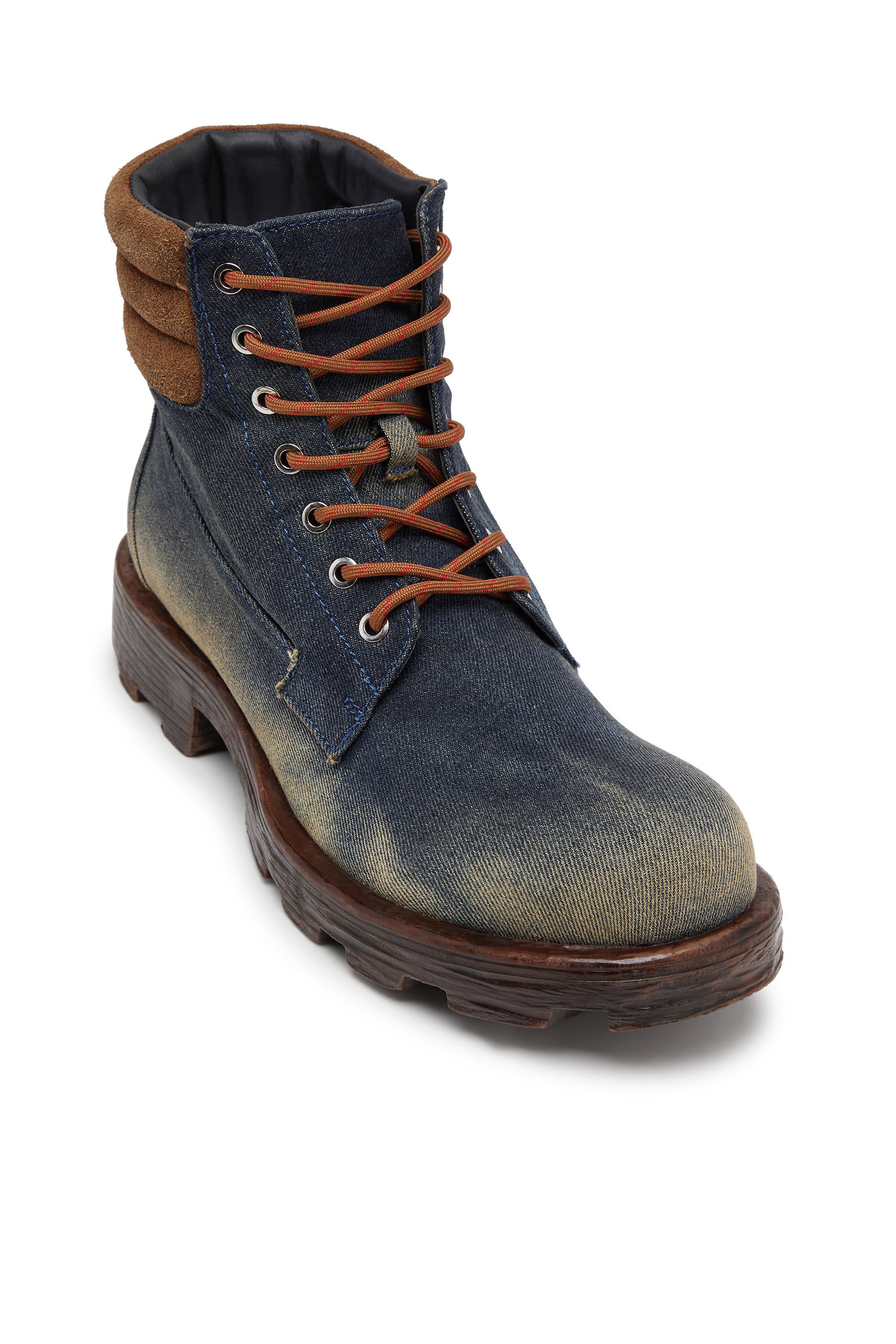 D-HAMMER LACE UP レースアップブーツ｜ブルー｜メンズ｜DIESEL