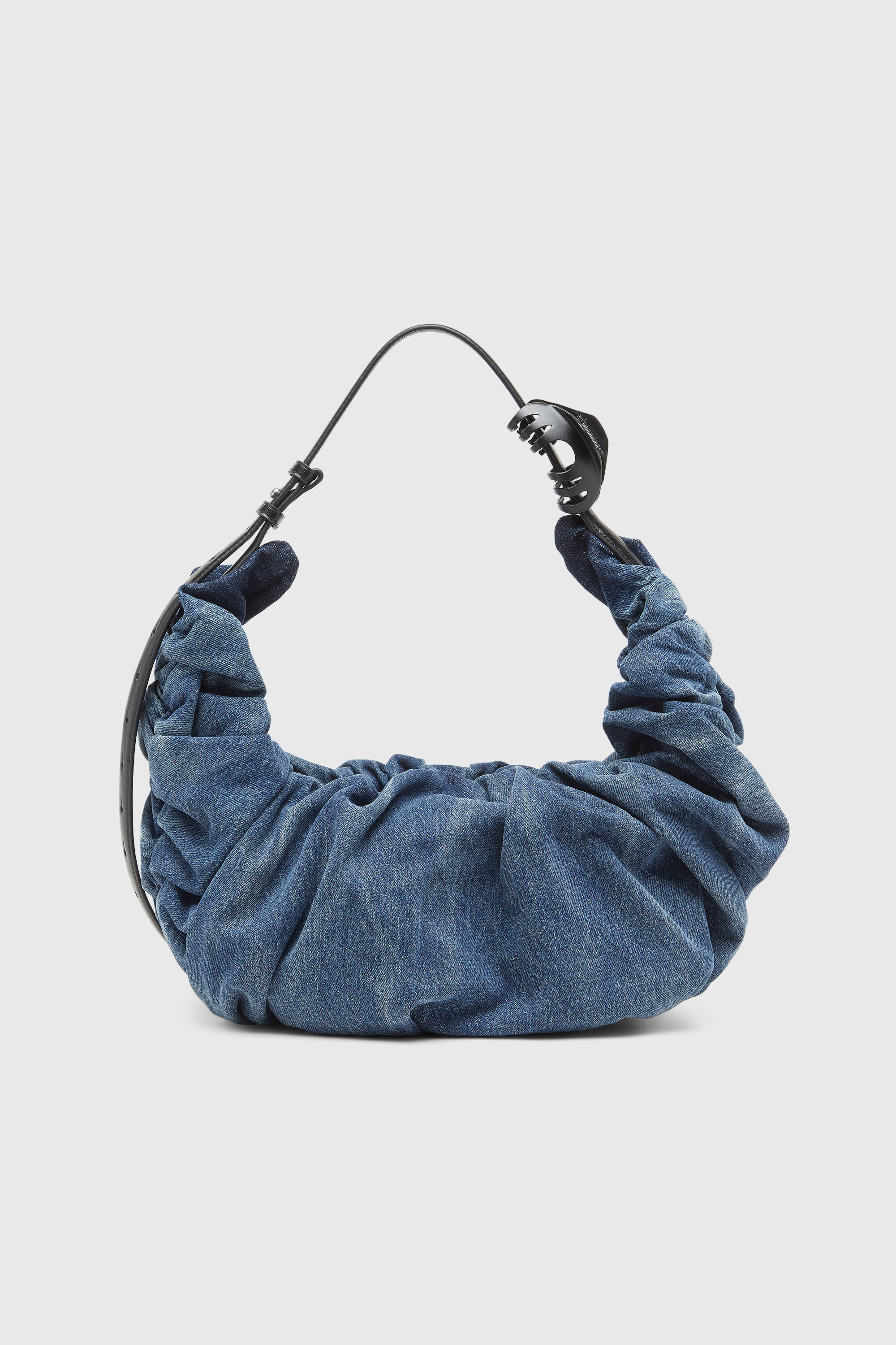 Diesel - GRAB-D HOBO L, Female's ホーボーバッグ L in ミディアムブルー - 2
