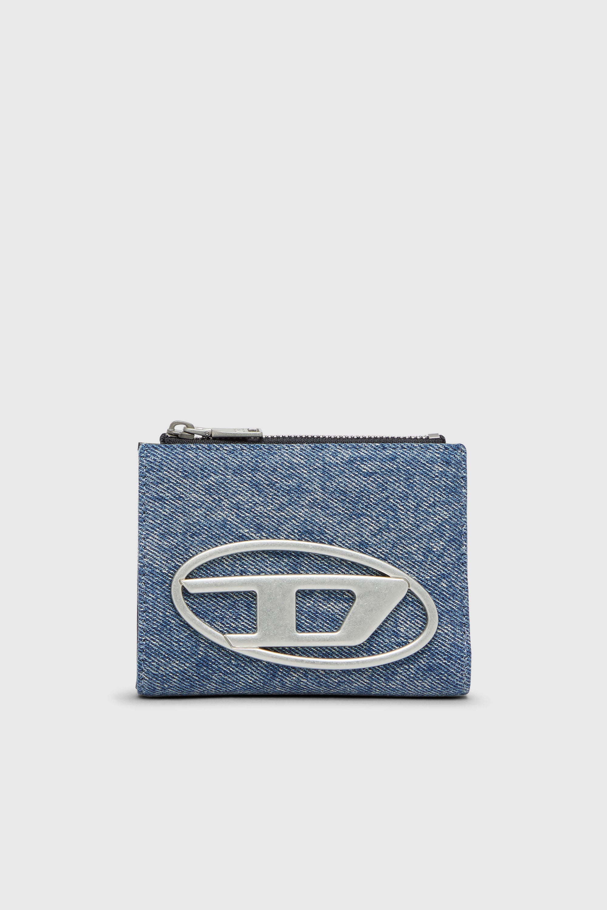 1DR BI-FOLD ZIP II 二つ折りウォレット｜ブルー｜ウィメンズ｜DIESEL