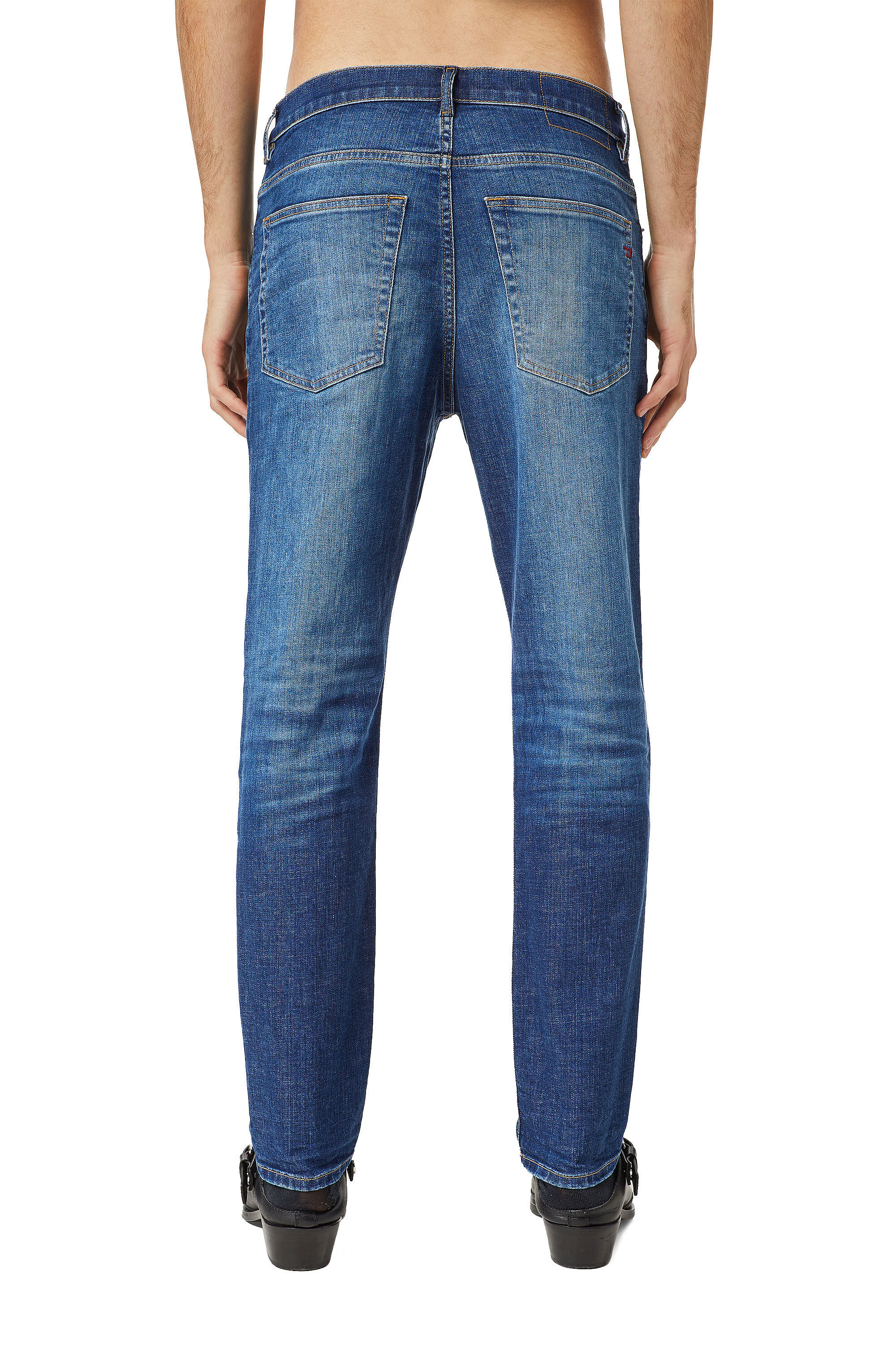 Diesel - 2005 D-FINING 09C72 Tapered Jeans, ミディアムブルー - Image 4