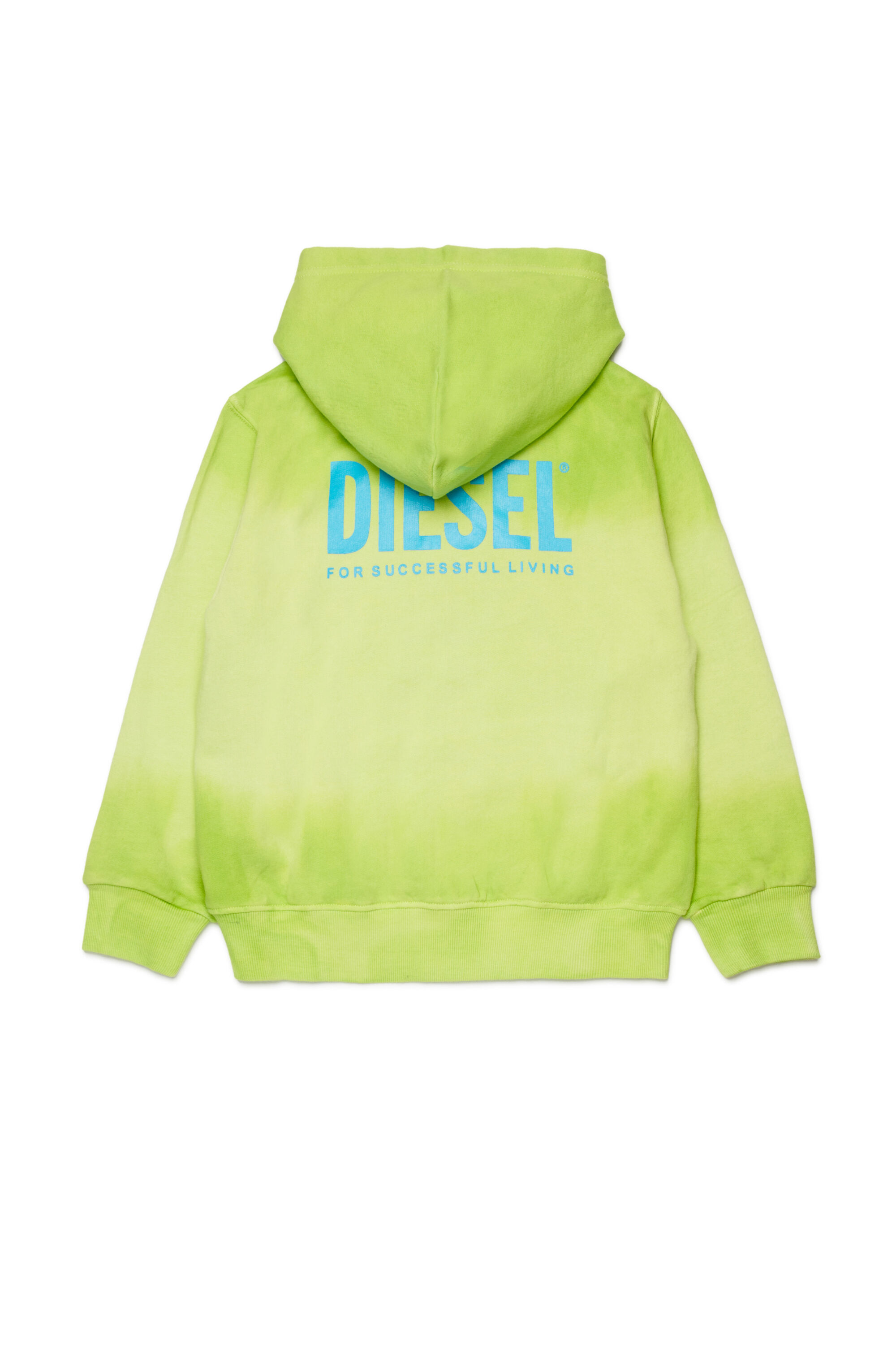 SHADE OVER ジップアップパーカー｜グリーン｜ボーイズ｜DIESEL