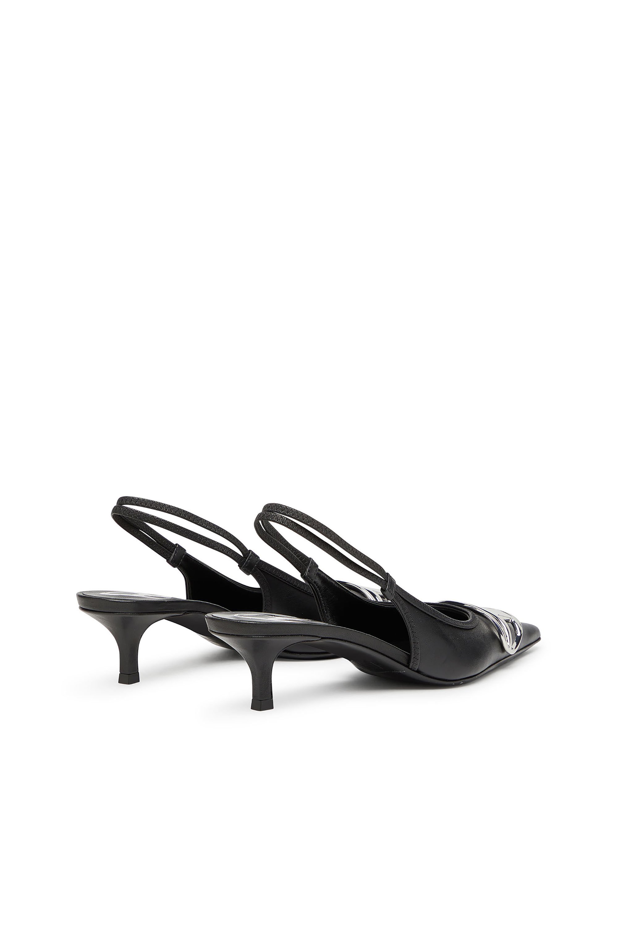 Diesel - D-VENUS SB 40, Female's D-Venus-Slingback pumps in nappa leather in ブラック - 3