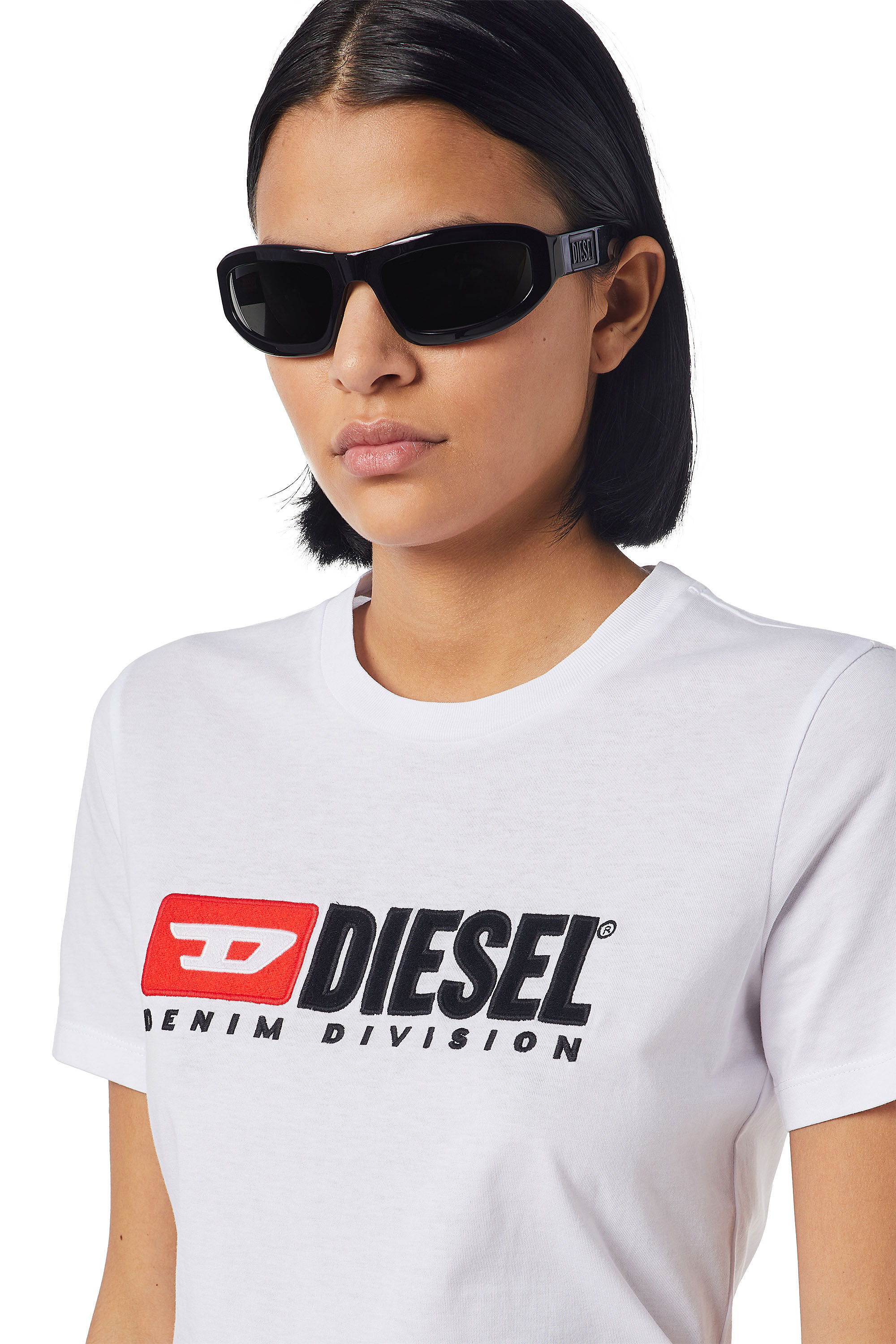 Diesel - T-REG-DIV, Female's 半袖 Tシャツ in ホワイト - 5