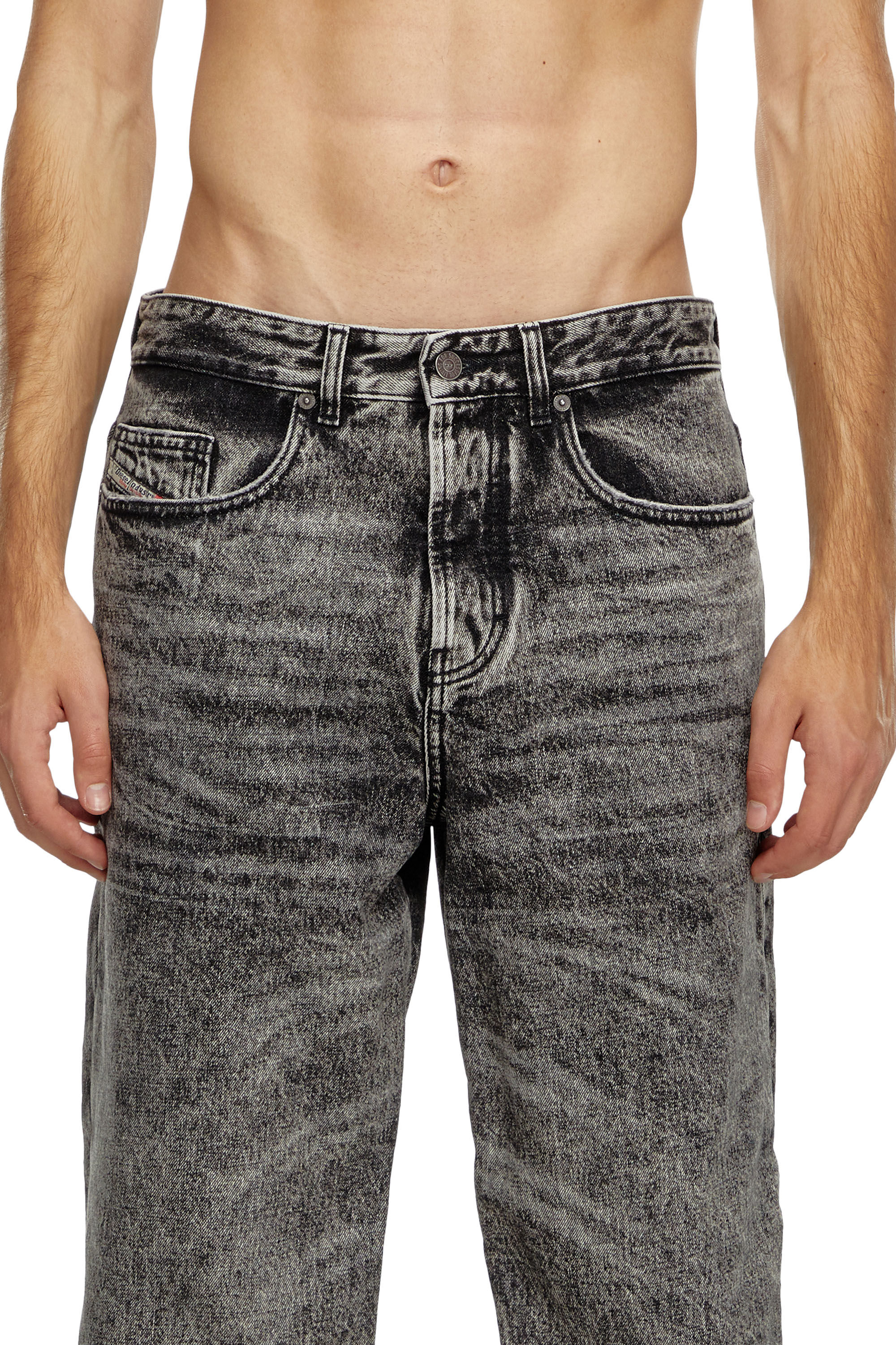Diesel - Male's Regular Jeans D-Malon 0CBDE, ブラック/ダークグレー - 5