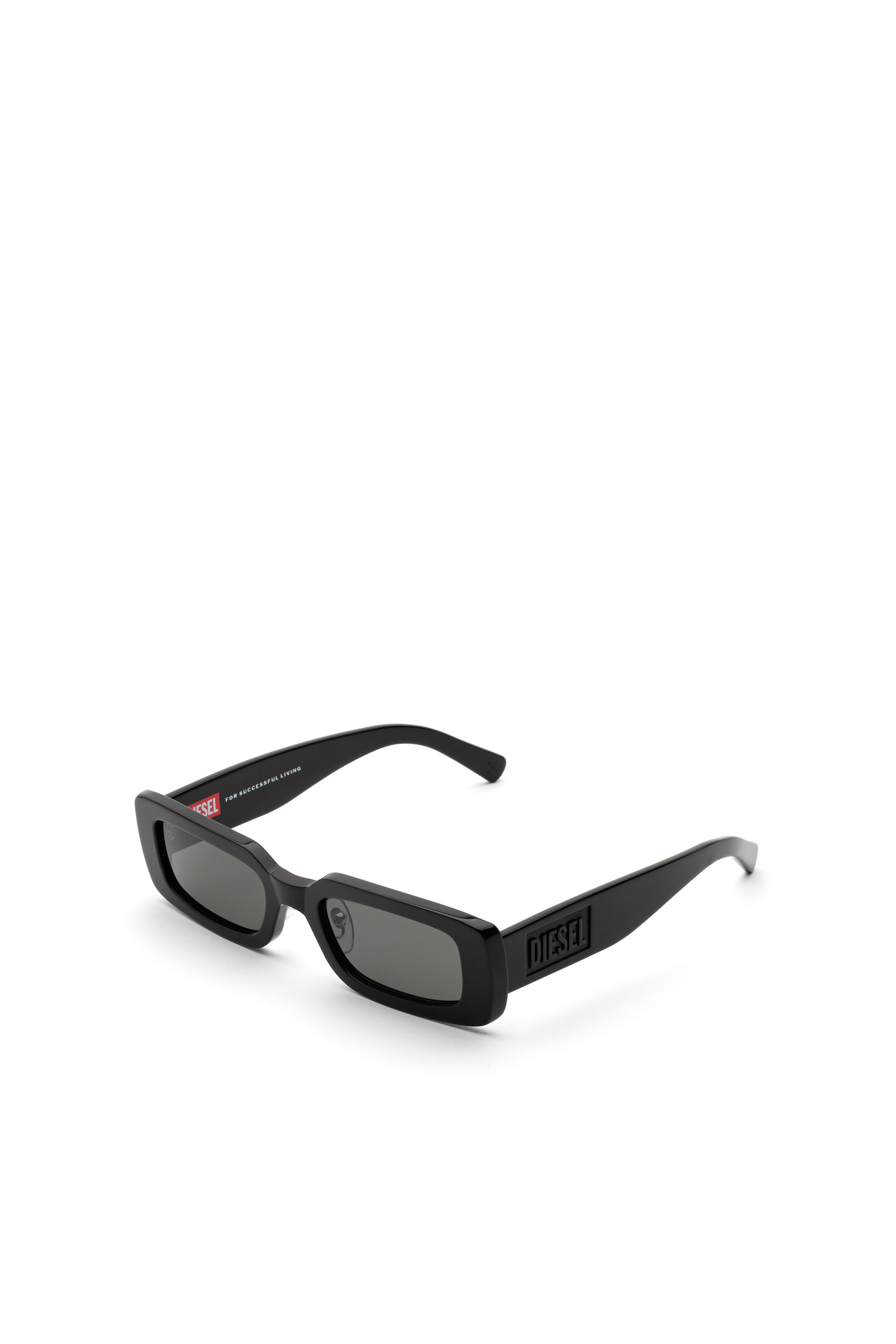 Diesel - DM0362, Unisex's Rectangular modern design sunglasses in ブラック - 2