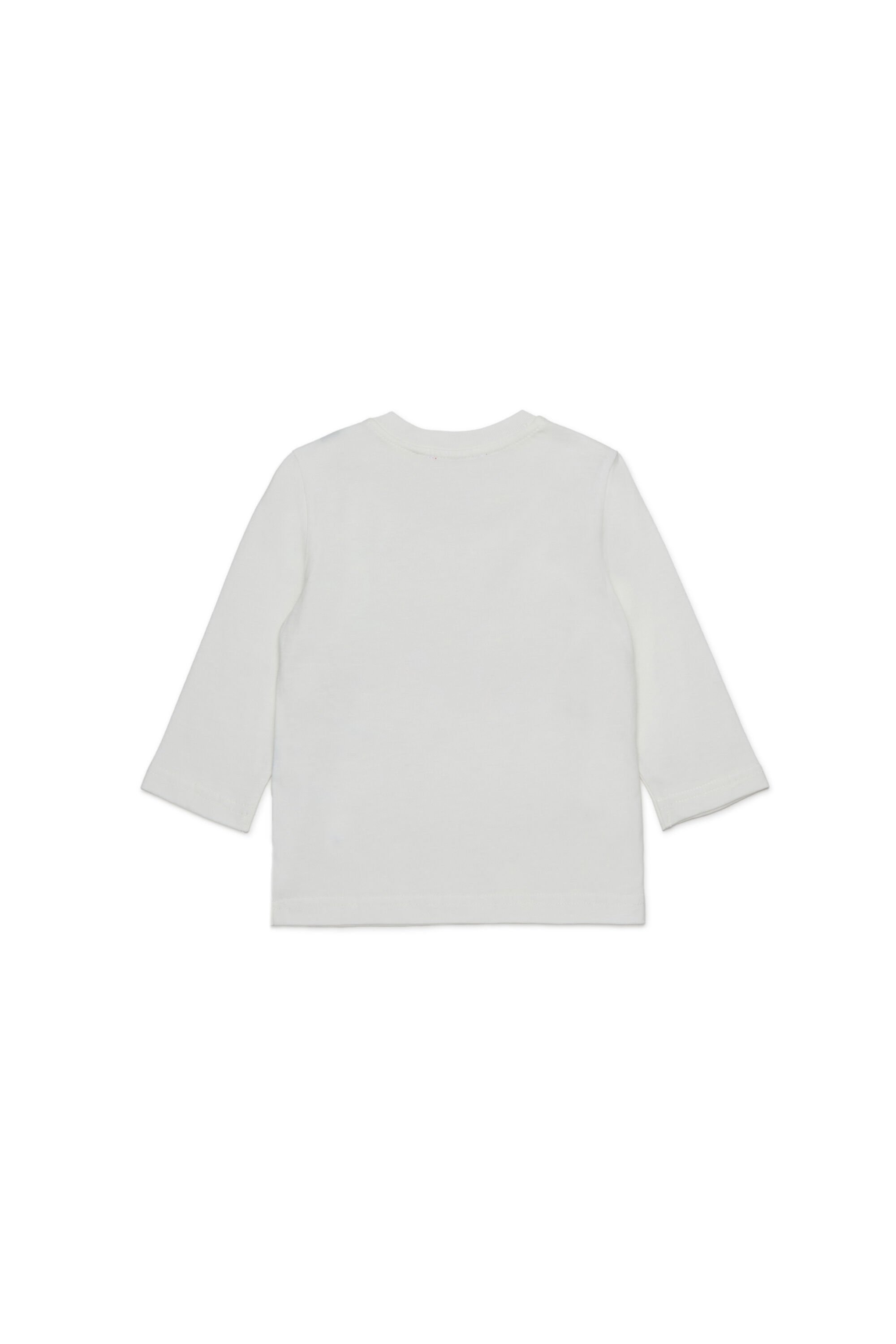 Diesel - TFILB, Male's Cotton T-shirt with graphic print in ホワイト - 2