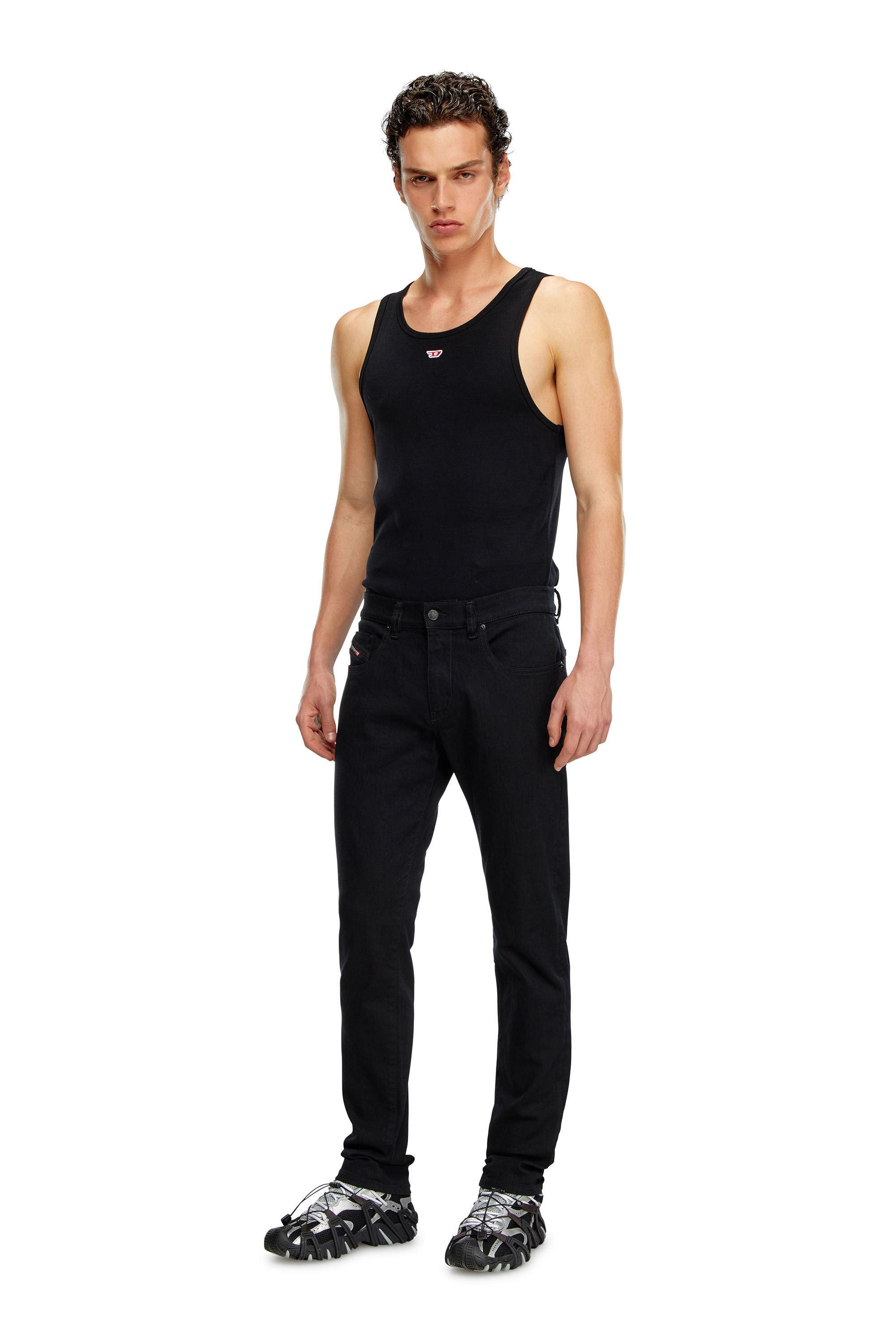 Diesel - Slim Jeans 2019 D-Strukt 069YP, ブラック/ダークグレー - Image 1