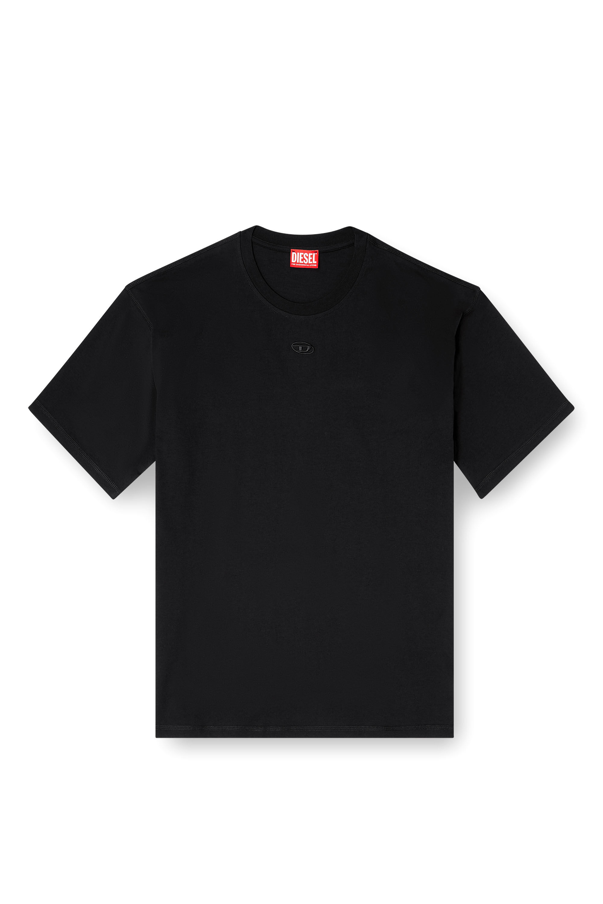 Diesel - T-LUCIEN-IHBI, Male's Tシャツ in ブラック - 2