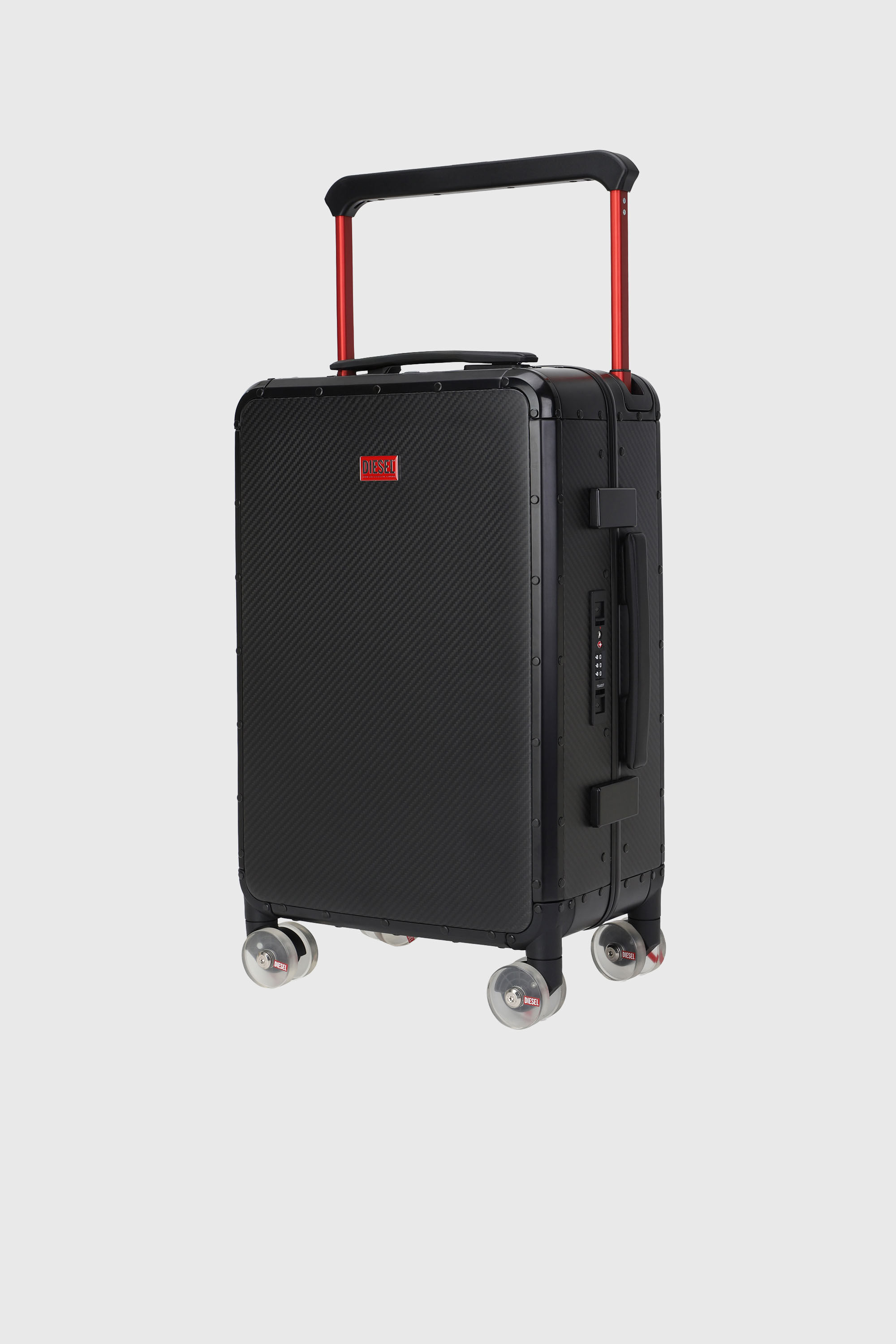 Diesel - DSL CARBON FIBER TROLLEY-BLACK- DSL001, Unisex's Carbon fiber suitcase size S in ブラック - 5