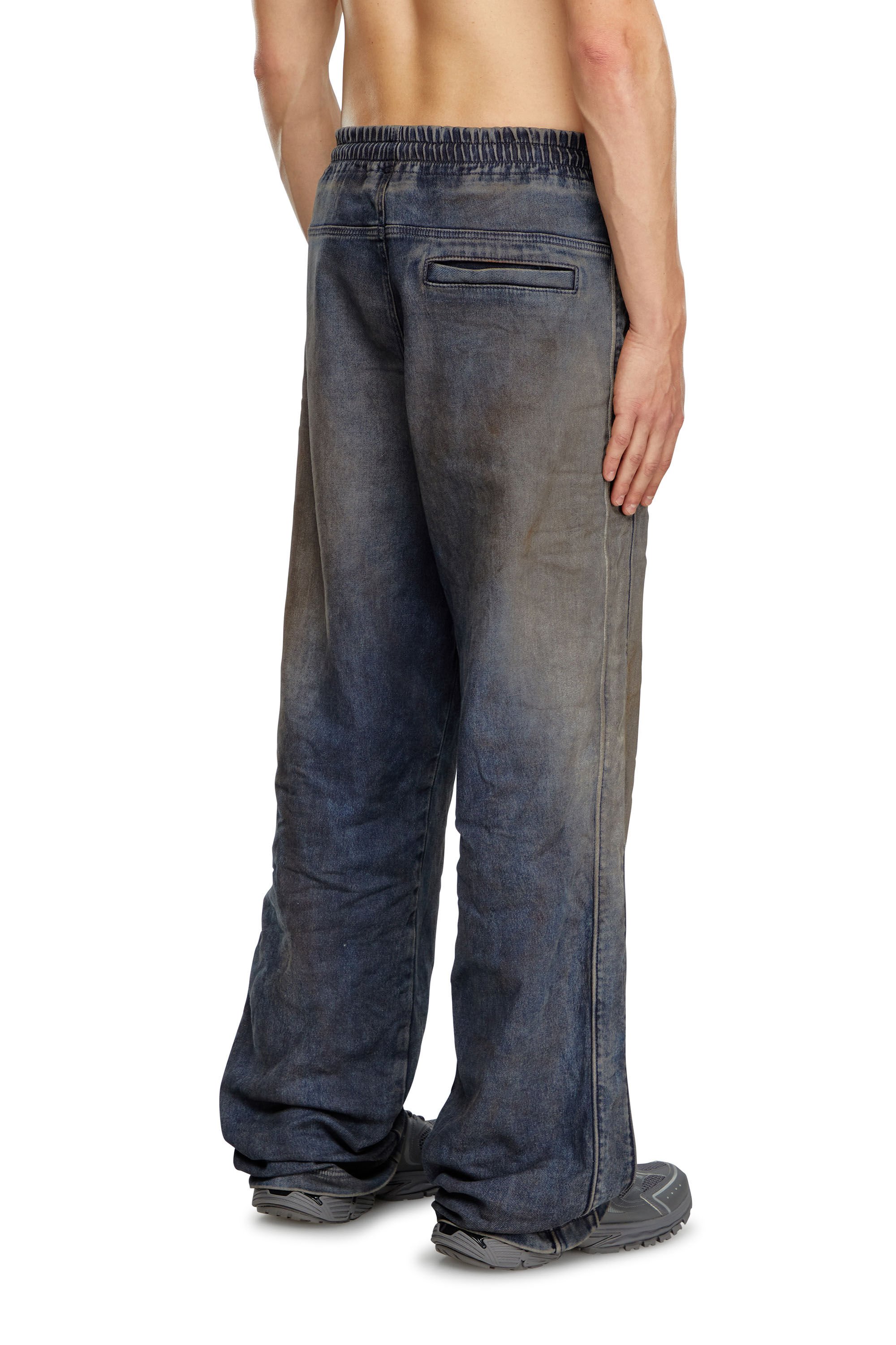 Diesel - Male's Relaxed D-Martyans Track Denim 068LV, ダークブルー - 4