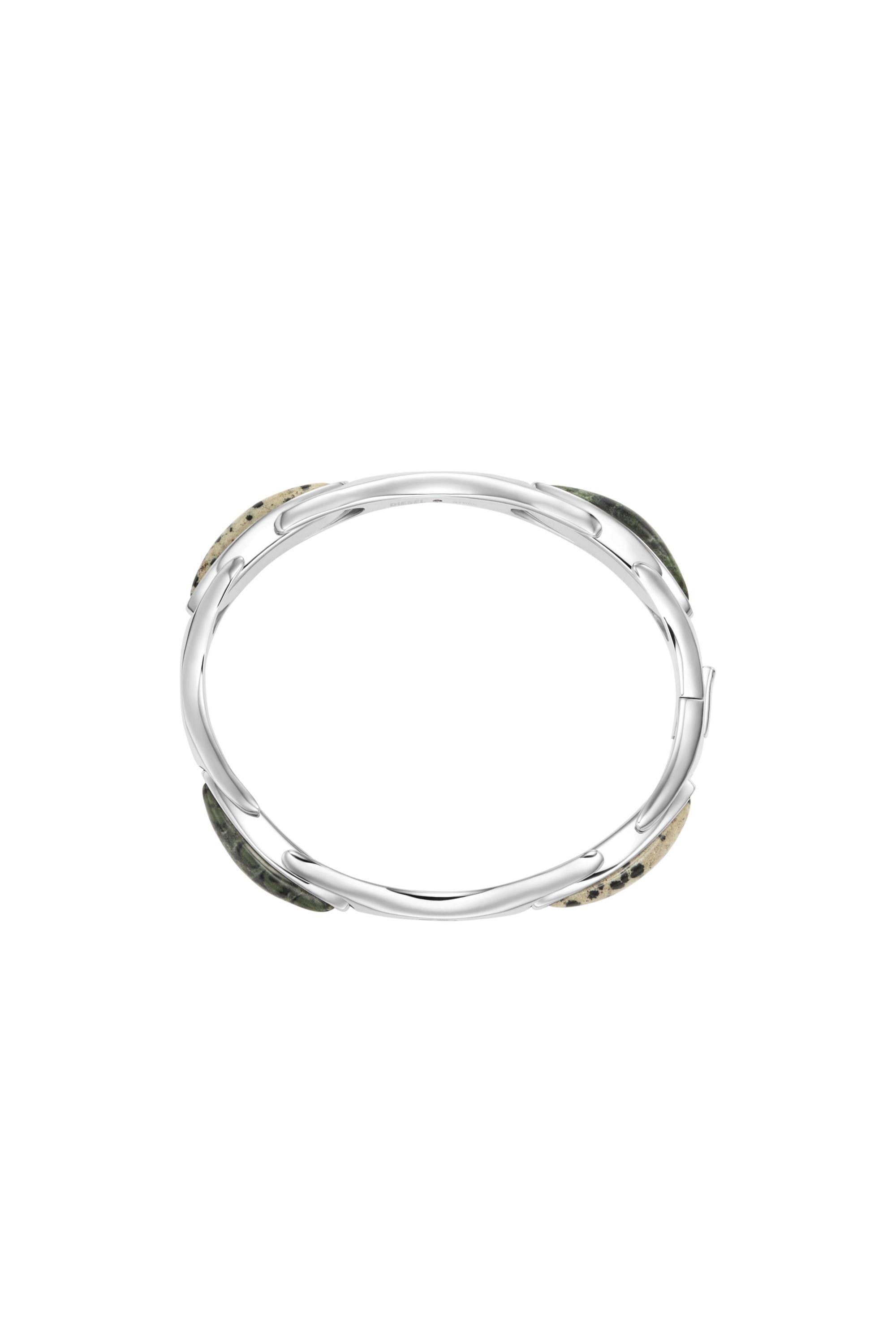 Diesel - DX167840 JEWELLERY, Unisex's Stainless Steel Bangle Bracelet in シルバー - 1