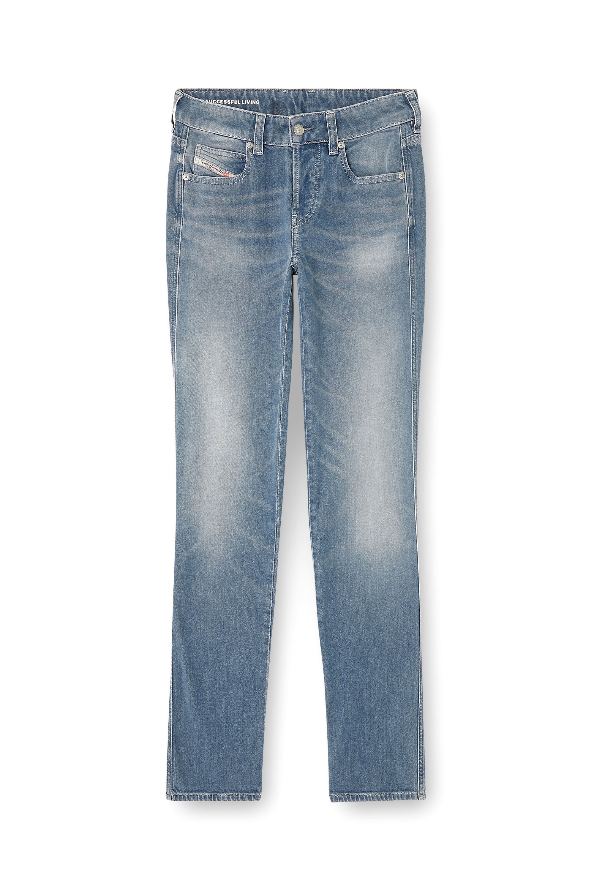 Diesel - Female's Slim Jeans 1992 D-Jiann 09N75, ミディアムブルー - 2